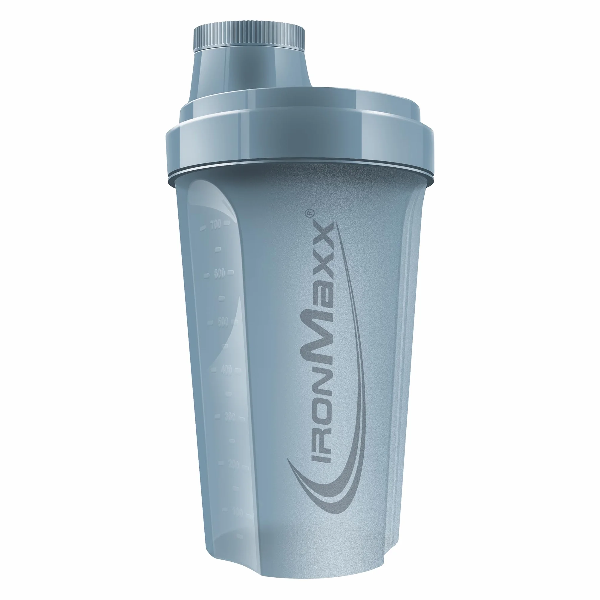IronMaxx Shaker do Białka 700 ml Kyanite Blue | Shaker Proteinowy z Sitkiem i Skalą | Szczelny, BPA Free, do Zmywarki