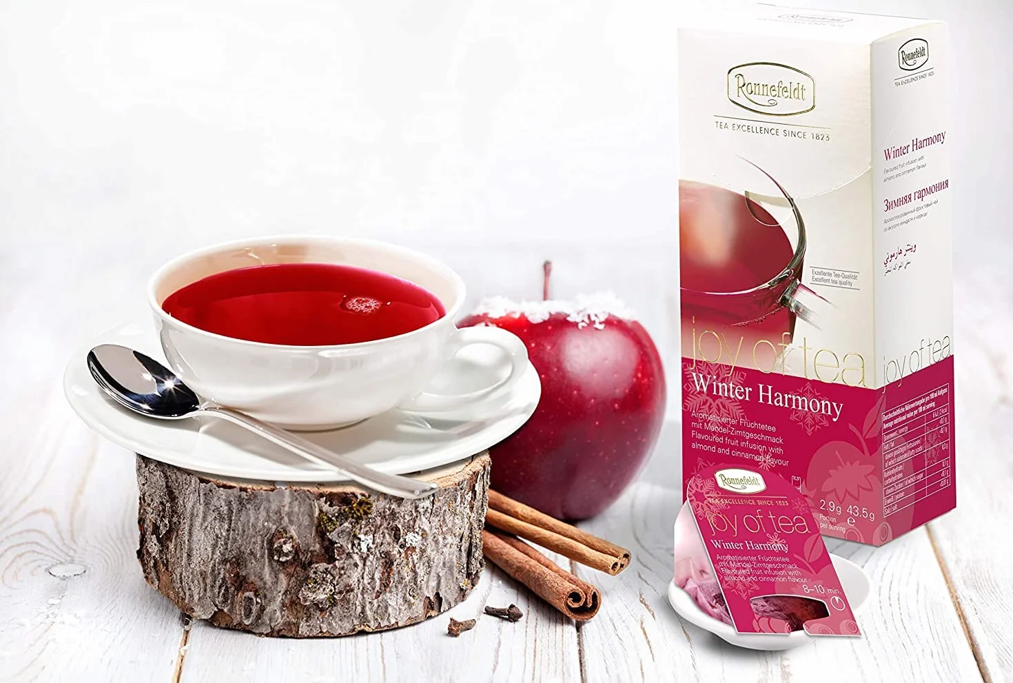 Ronnefeldt Winter Harmony herbata owocowa migdałowo-cynamon 15 torebek 43,5 g