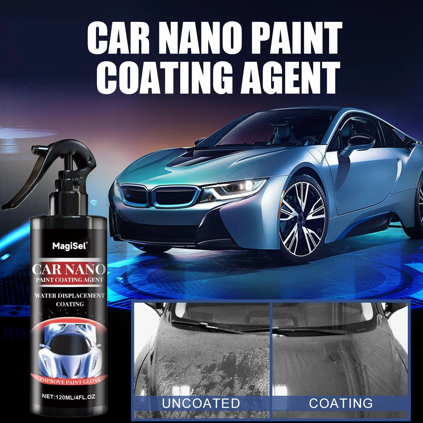 Powłoka ceramiczna do samochodów, nano-spray odporny na zarysowania, agent szybkiego efektu powłoki, usuwanie zarysowań do samochodów, sprayu do powłoki ochronnej, dla samochodów osobowych