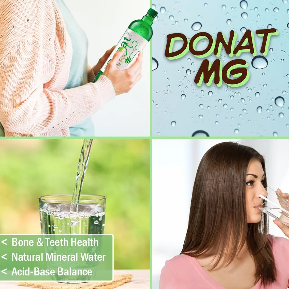 Woda mineralna Rogaska Donat Mg z kaucją, butelka 1 L, opakowanie 6 szt