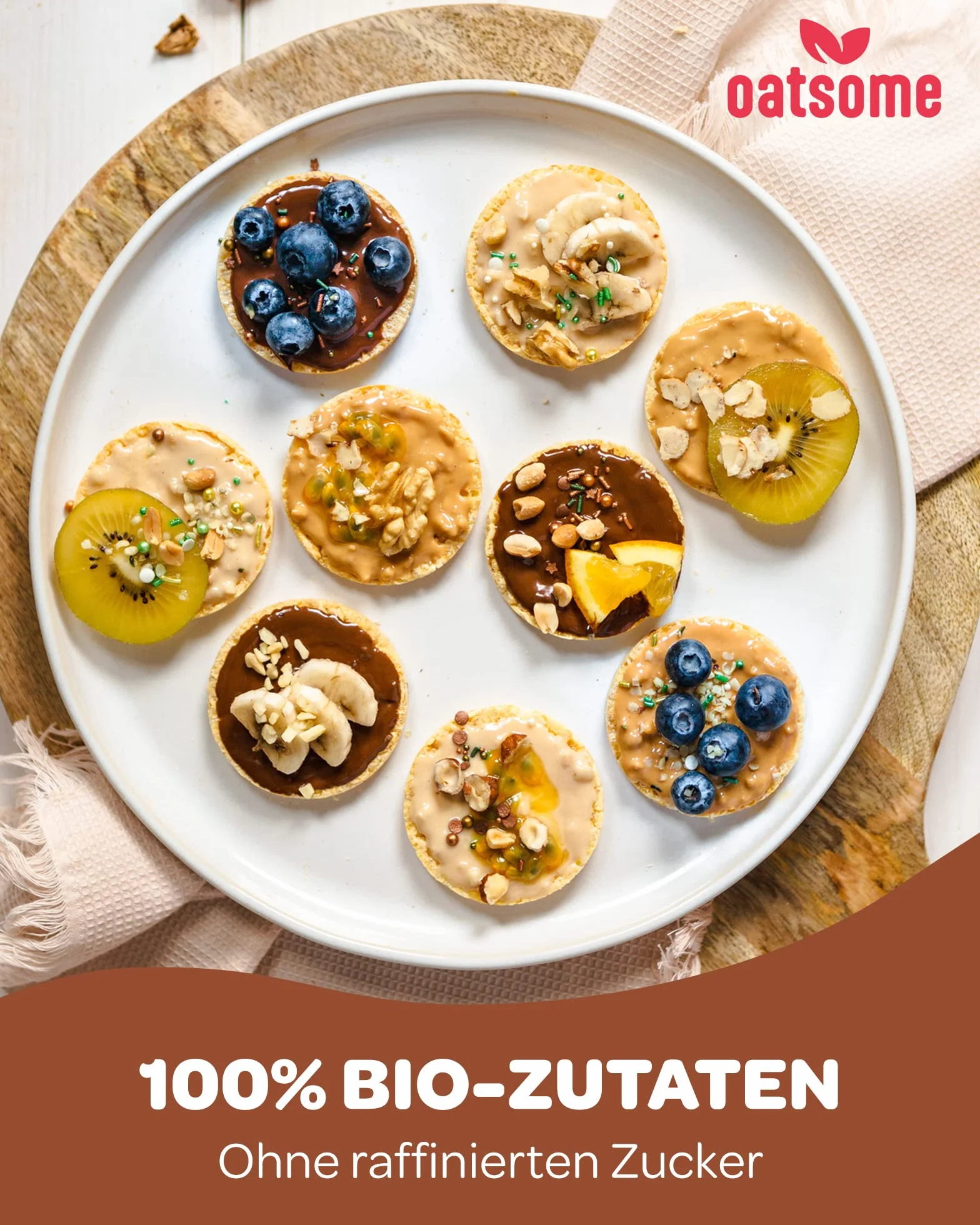 OATSOME® Happy Hazel Feelgood Spread | orzech laskowy i kakao | kremowy mus orzechowy | wegański, bez rafinowanego cukru i oleju palmowego, ekologiczny i w 100% naturalny, śniadanie, 200 g
