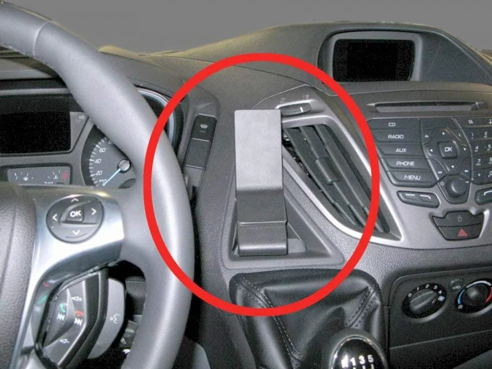 Brodit ProClip uchwyt centralny do Ford Transit Custom 13-: Montażka do urządzeń elektronicznych, kompatybilna z smartfonami