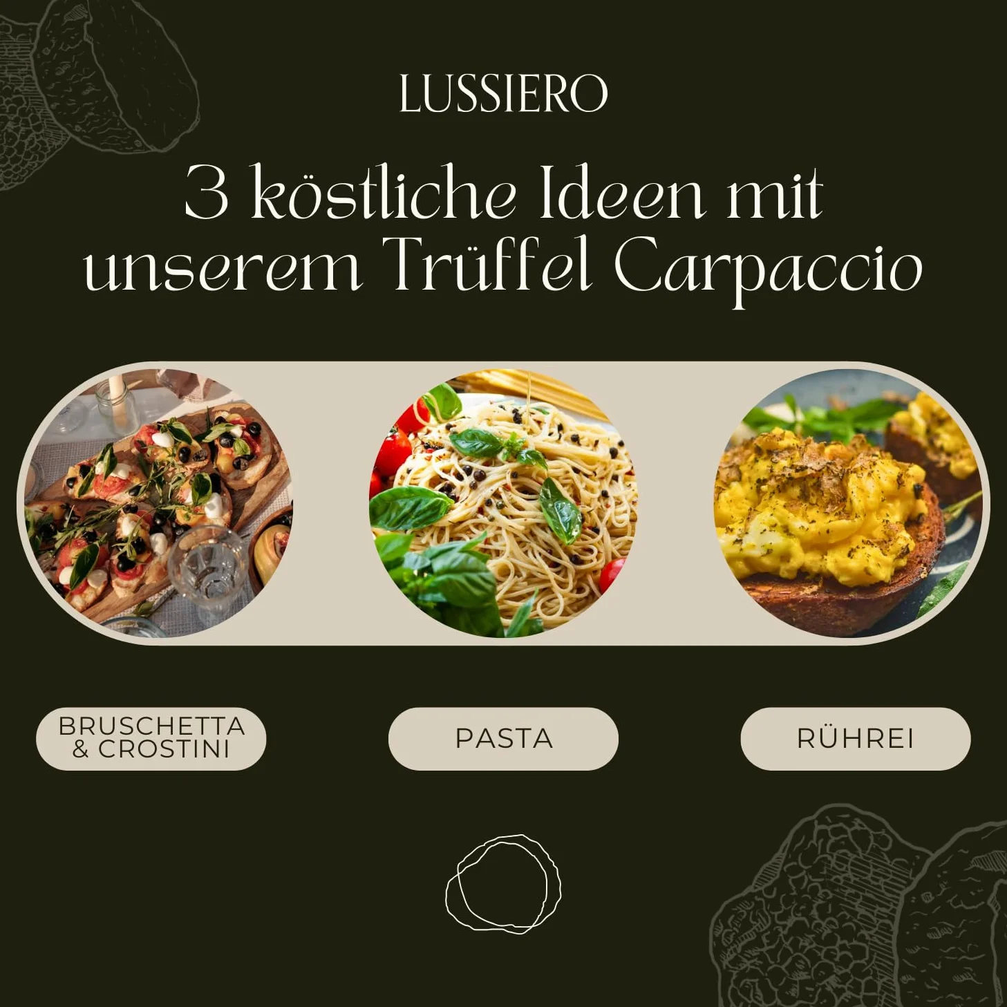 Lussiero Carpaccio czarne trufle Tartufo krążki trufli Tuber Aestivum 45 g