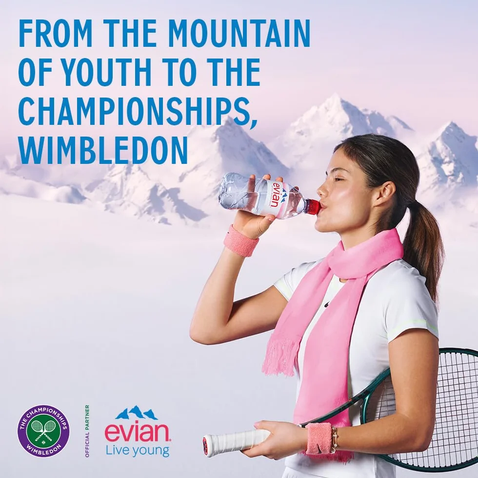 evian evian Still woda mineralna, 24 x 0,5 l