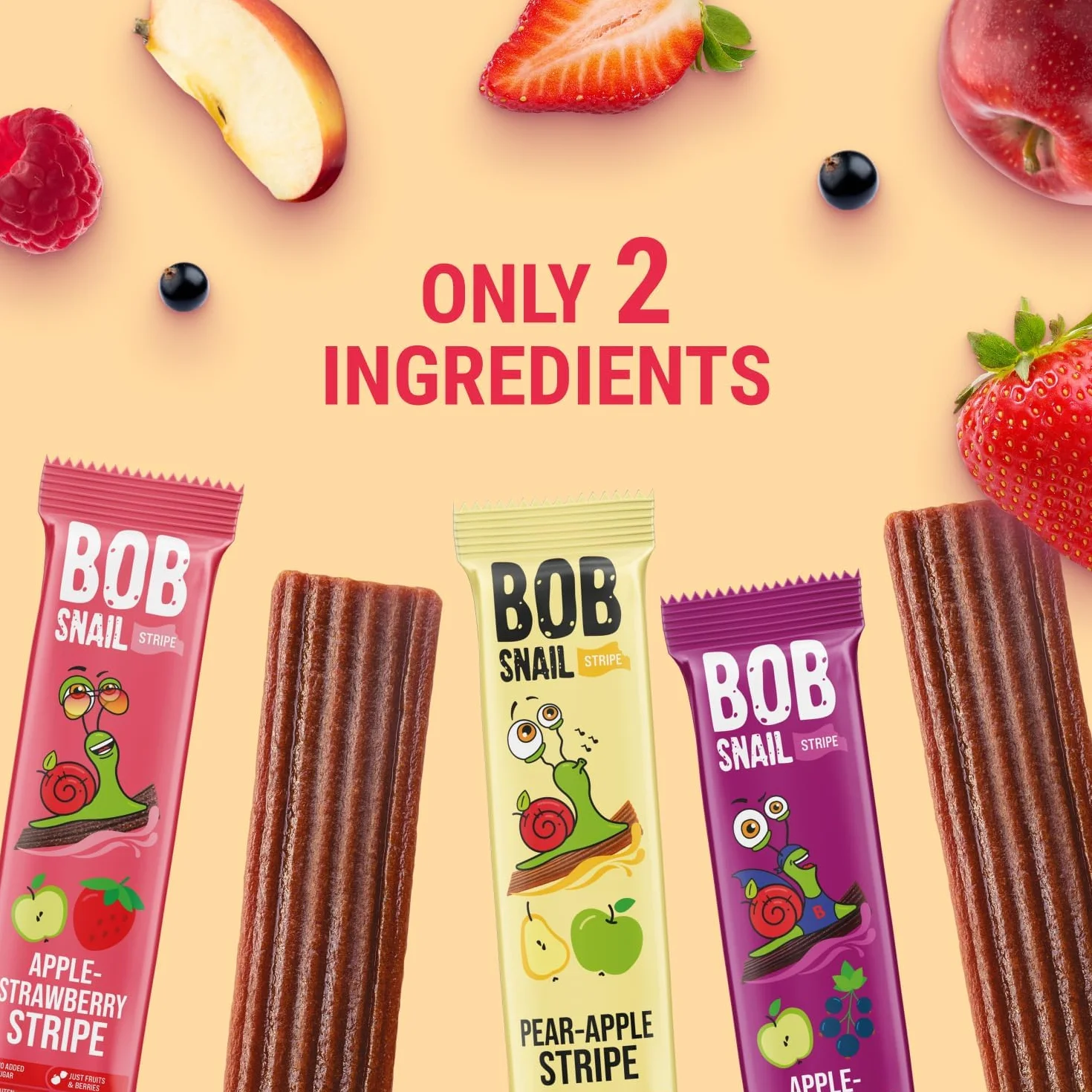 Bob Snail Żelki bez Cukru Mango dla Dzieci 30g
