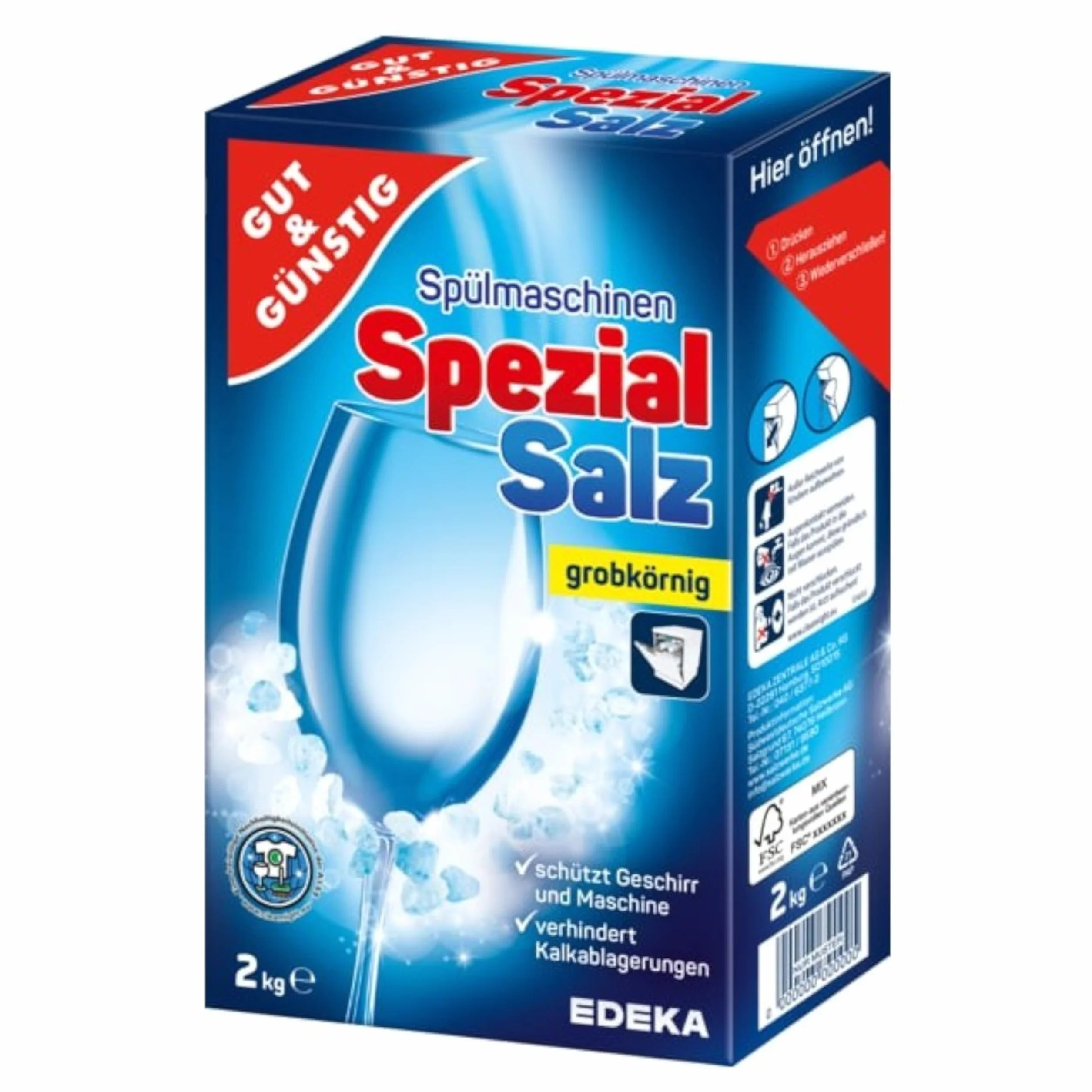 G&G Spezial Salz Sól Do Zmywarki Zmiękcza Wodę Chroni Przed Kamieniem 2kg