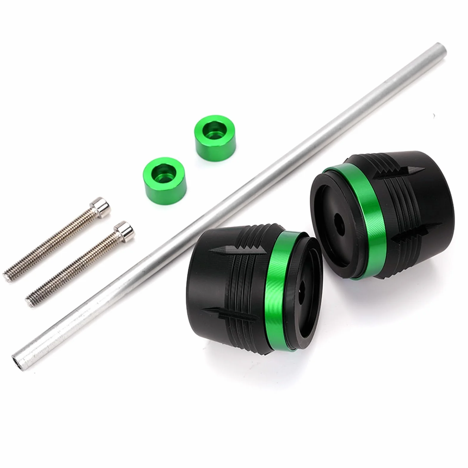 MOWOK Akcesoria motocyklowe do Kawasaki Z900 Z 900 RS SE Z650 Z750 Z800 Z1000 SX Z1000R ZX6R Ninja650 ninja1000sx versys650 oś przednia osłona widelca Crash Slider ochrona koła