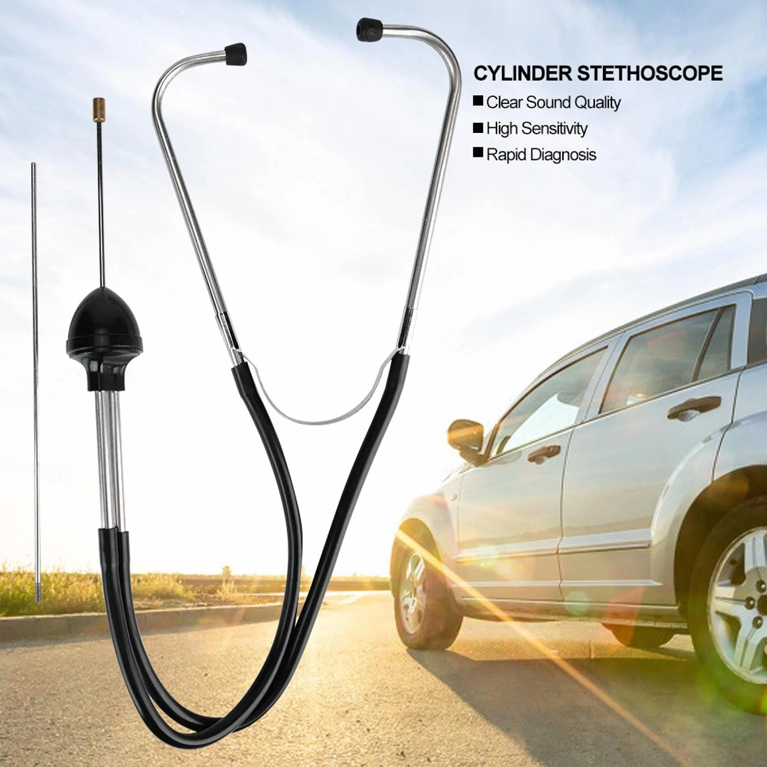 KIMISS Stetoskop do silnika narzędzie diagnostyczne dla mechaników
