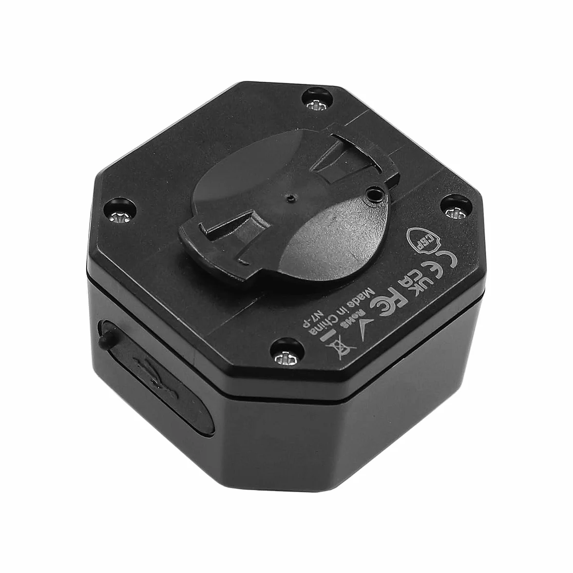 WANGCL Alarm rowerowy z pilotem USB, ładowalny, bezprzewodowy, antykradzieżowy alarm wibracyjny o głośności 110 db do motocykla, skutera inwalidzkiego, przyczepy kempingowej