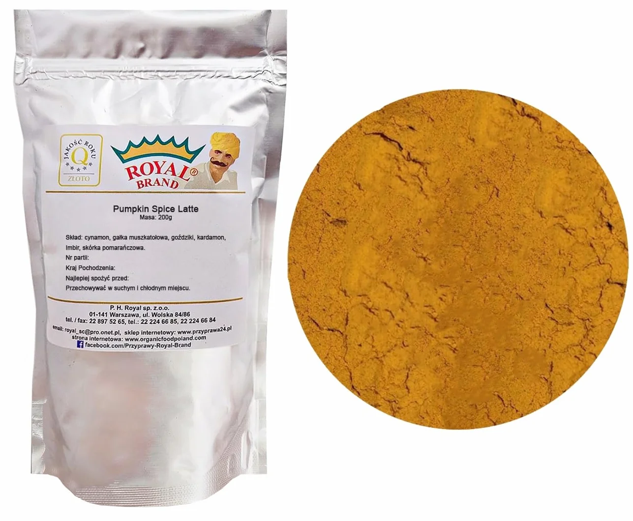 Przyprawa Do Kawy Pumpkin Spice Latte Bez Cukru 200g