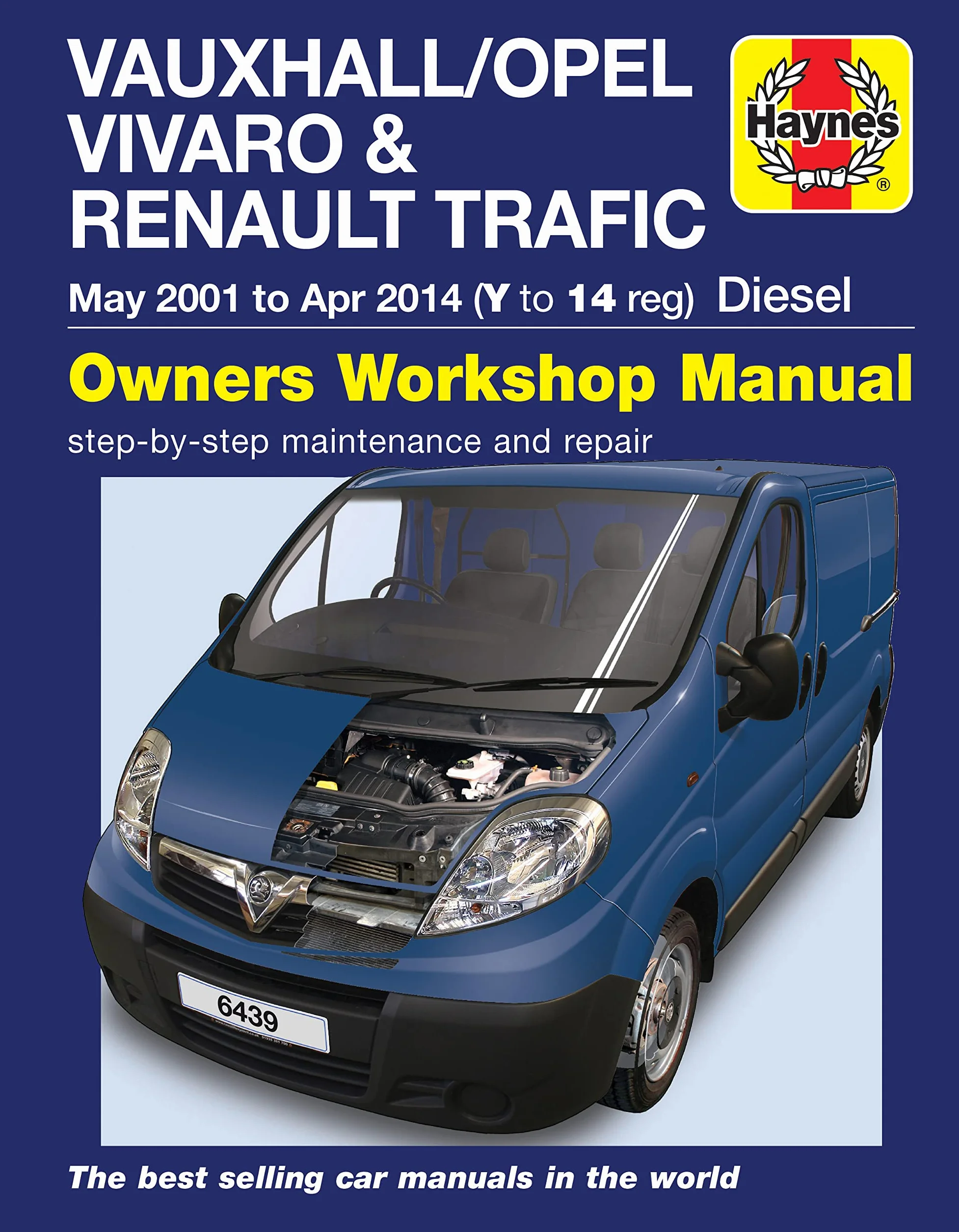Vauxhall Opel Vivaro Renault Trafic Diesel May 01 to Apr 14 Y to 14 reg