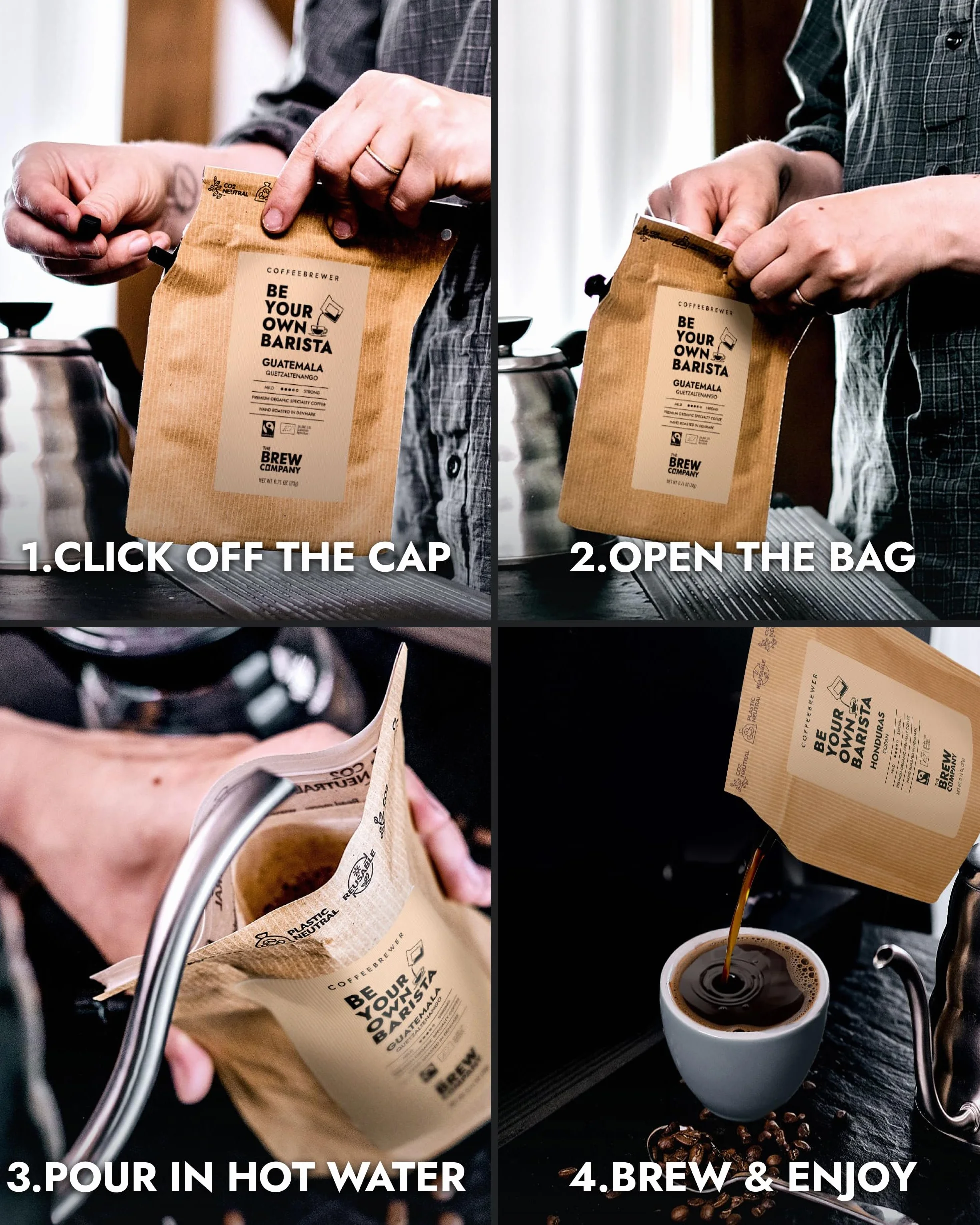 Kaffee Geschenk Set 5 Single Estate Spezialitäten Bio Kaffees Aus Aller Welt Probierset Kaffeeliebhaber