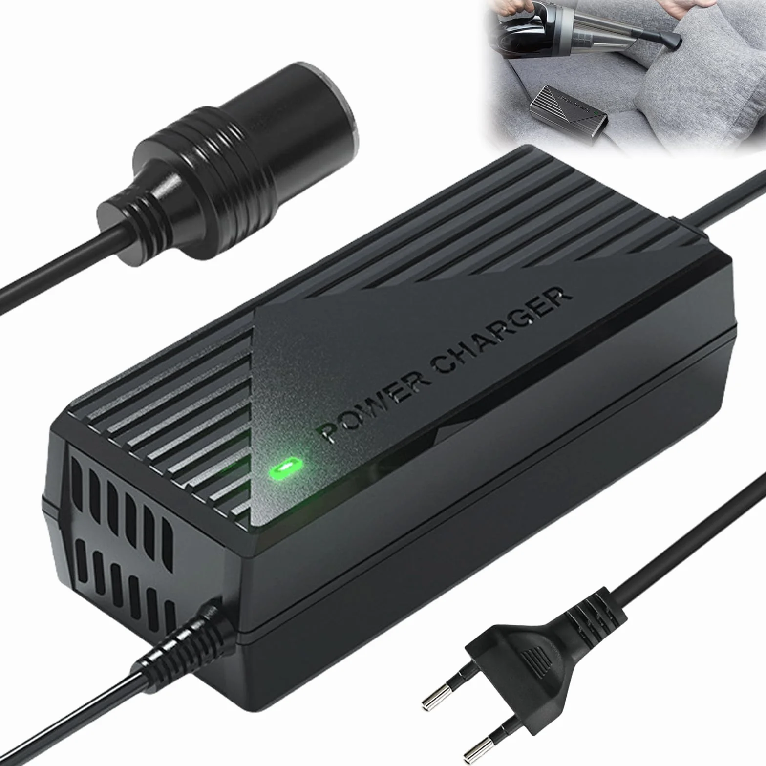 Przetwornica napięcia 220 V na 12 V, adapter do gniazda zapalniczki, konwerter sieciowy