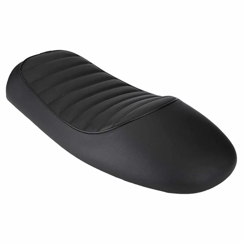 Skórzane siedzenie motocyklowe PU Leather Vintage Racer Flat Seat Cushion