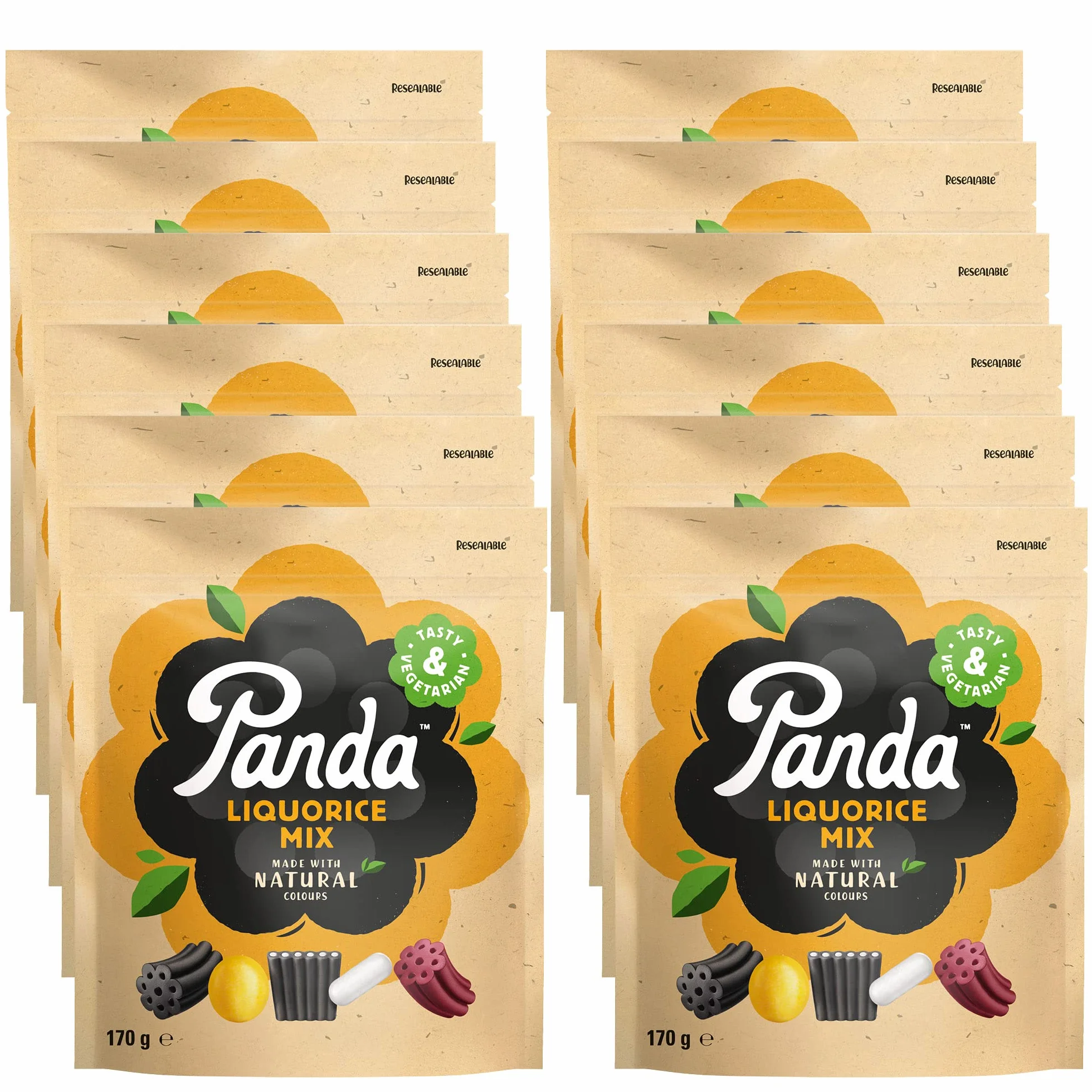 Panda Naturalna mieszanka lukrecji 170 g x 12 torebek