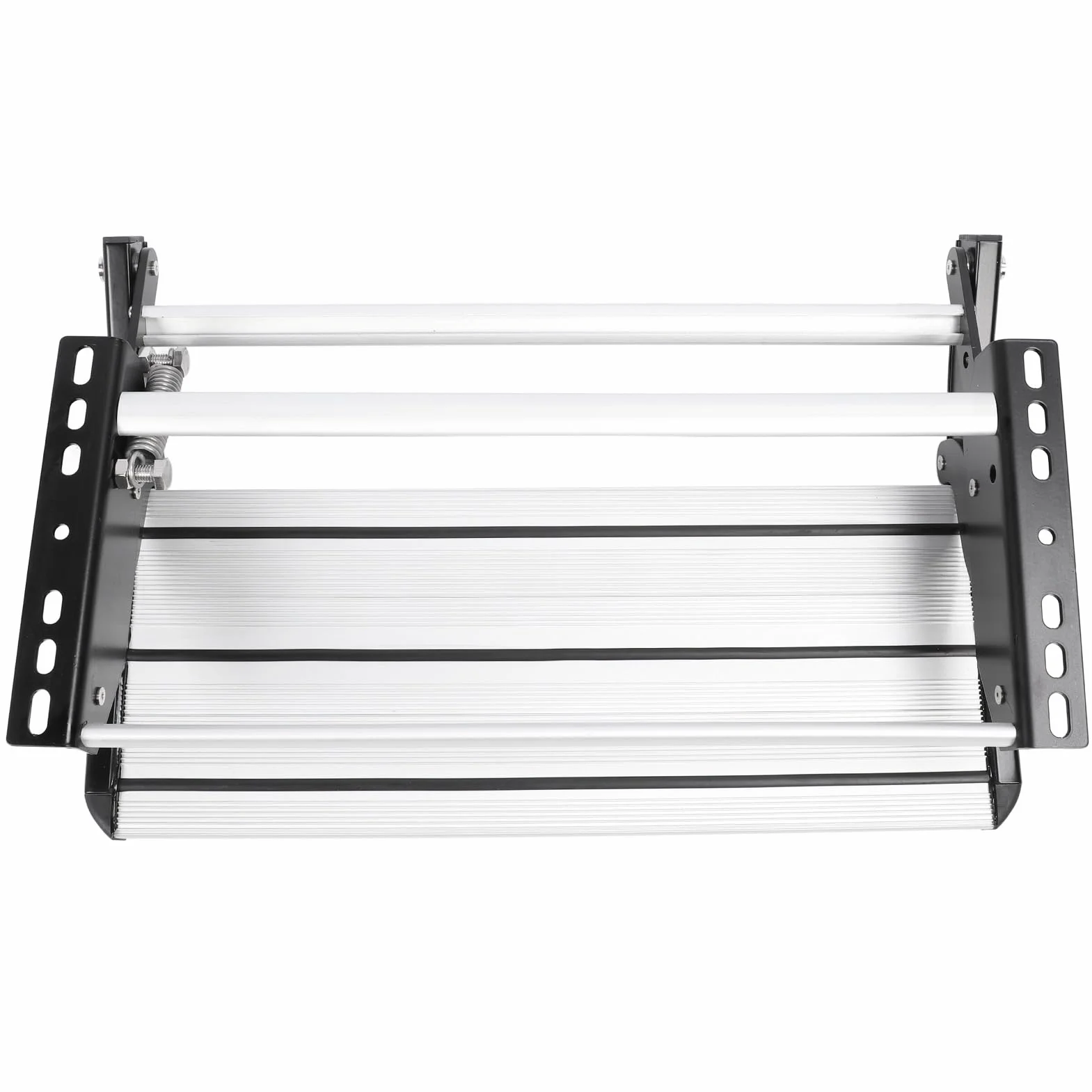Stopień do Samochodu Kempingowego, stopień do Samochodu Kempingowego, Składana Drabina Aluminiowa, Szeroka Powierzchnia Antypoślizgowa, nośność do 200 Kg, Drabinka Schodowa Jako