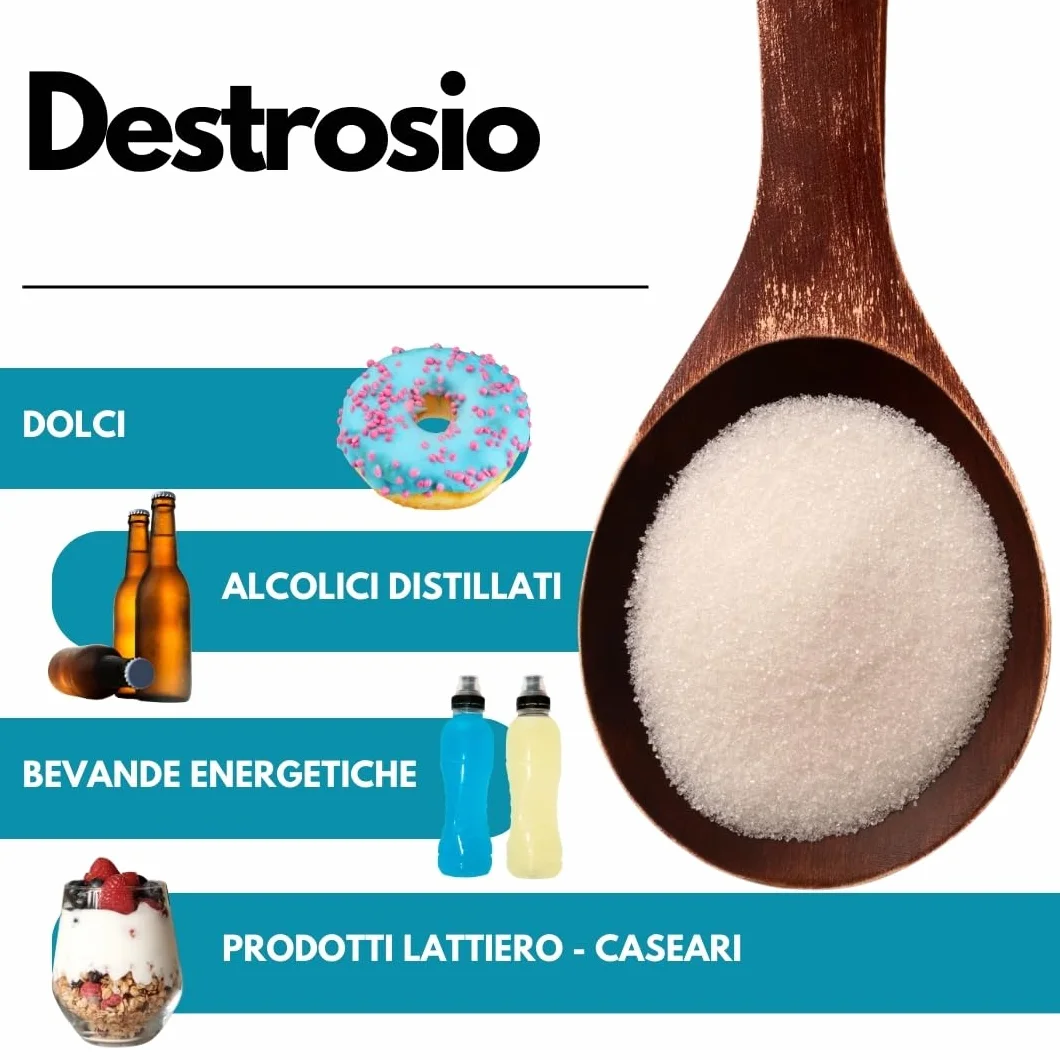 SaporePuro DEKSTROZA Monohydrat 1,5 kg - Idealny do deserów, lodów i sorbetów