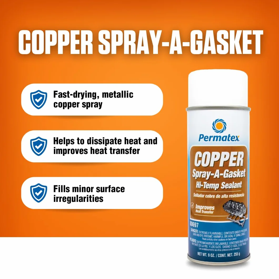 PERMATEX INC. 80697 COPPER SPRAYAGAS
