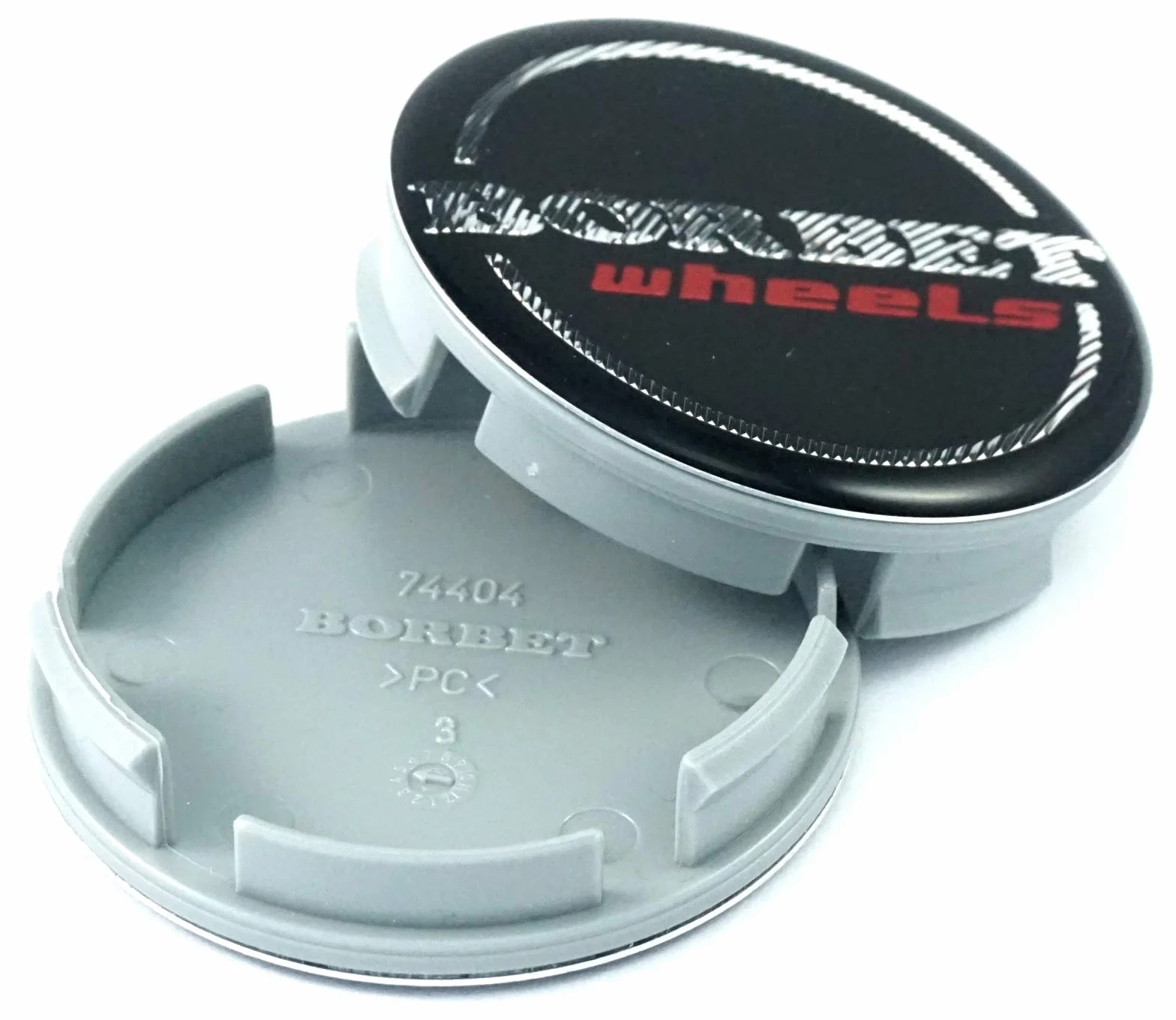 4 x oryginalne dekielki do piasty Borbet | dekielki na felgi | czarny połysk srebrny czerwony Center Cap pokrywa NOWOŚĆ! 56 mm