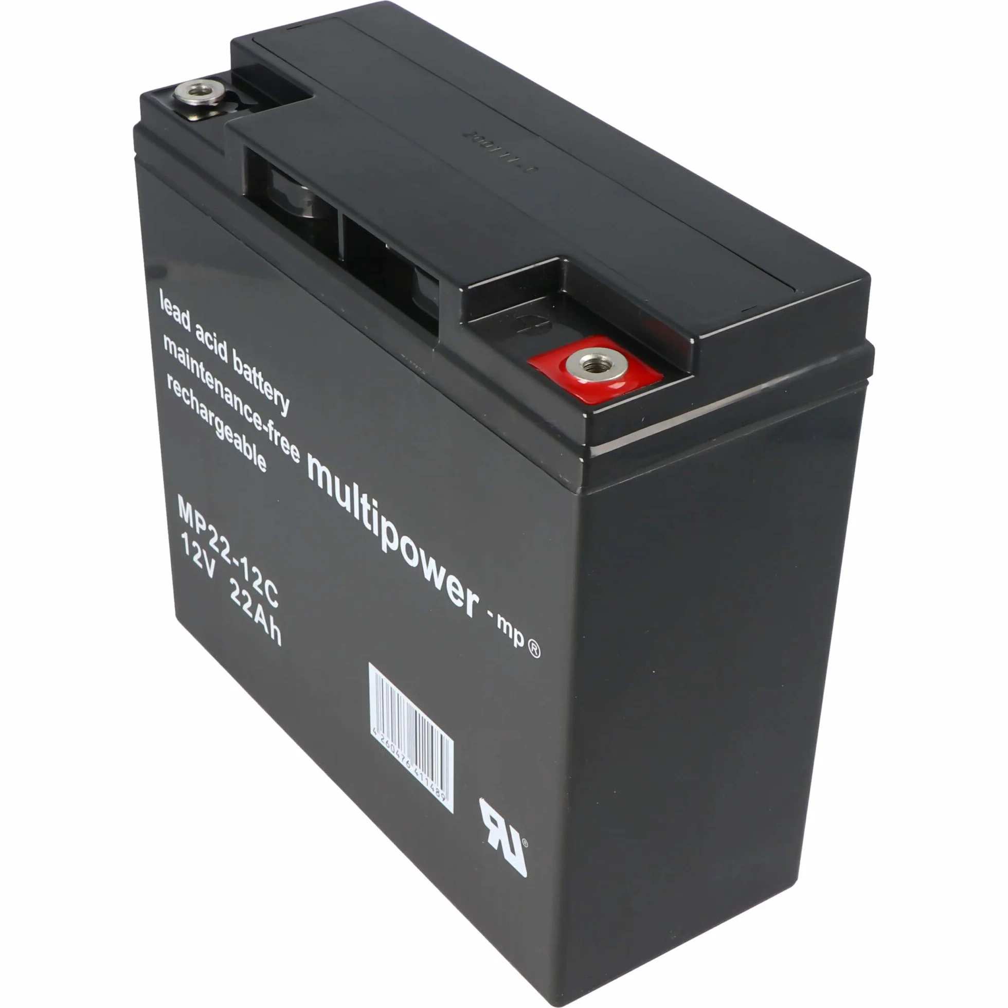 Multipower Akumulator ołowiowo-żelowy MP22-12C 12V/22 Ah odporny na cykle 22000 mAh