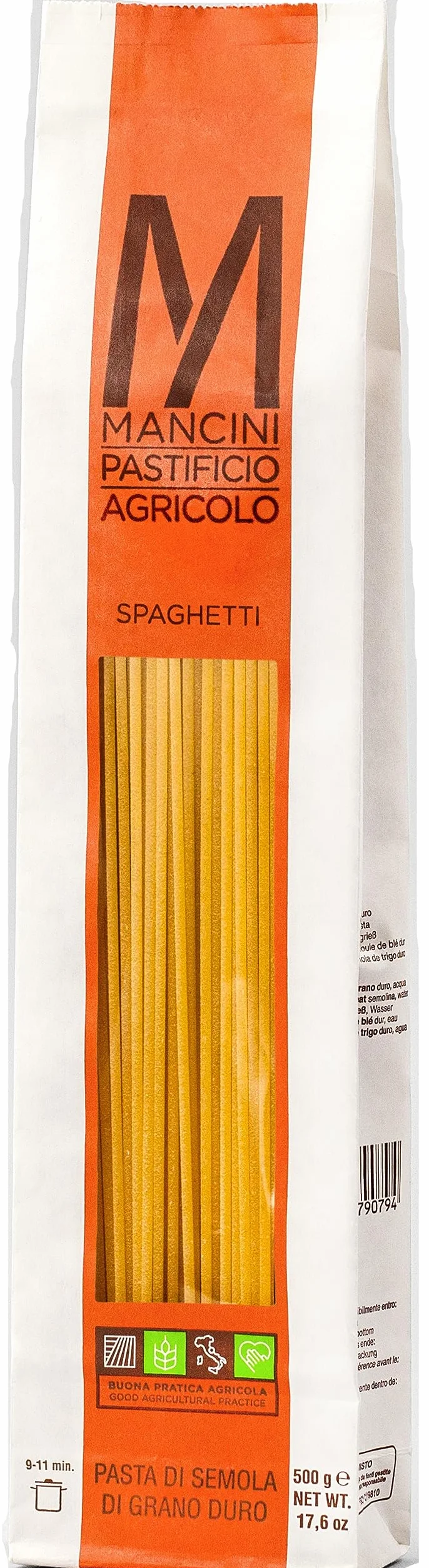 Pasta Mancini Spaghetti 500g Envelope