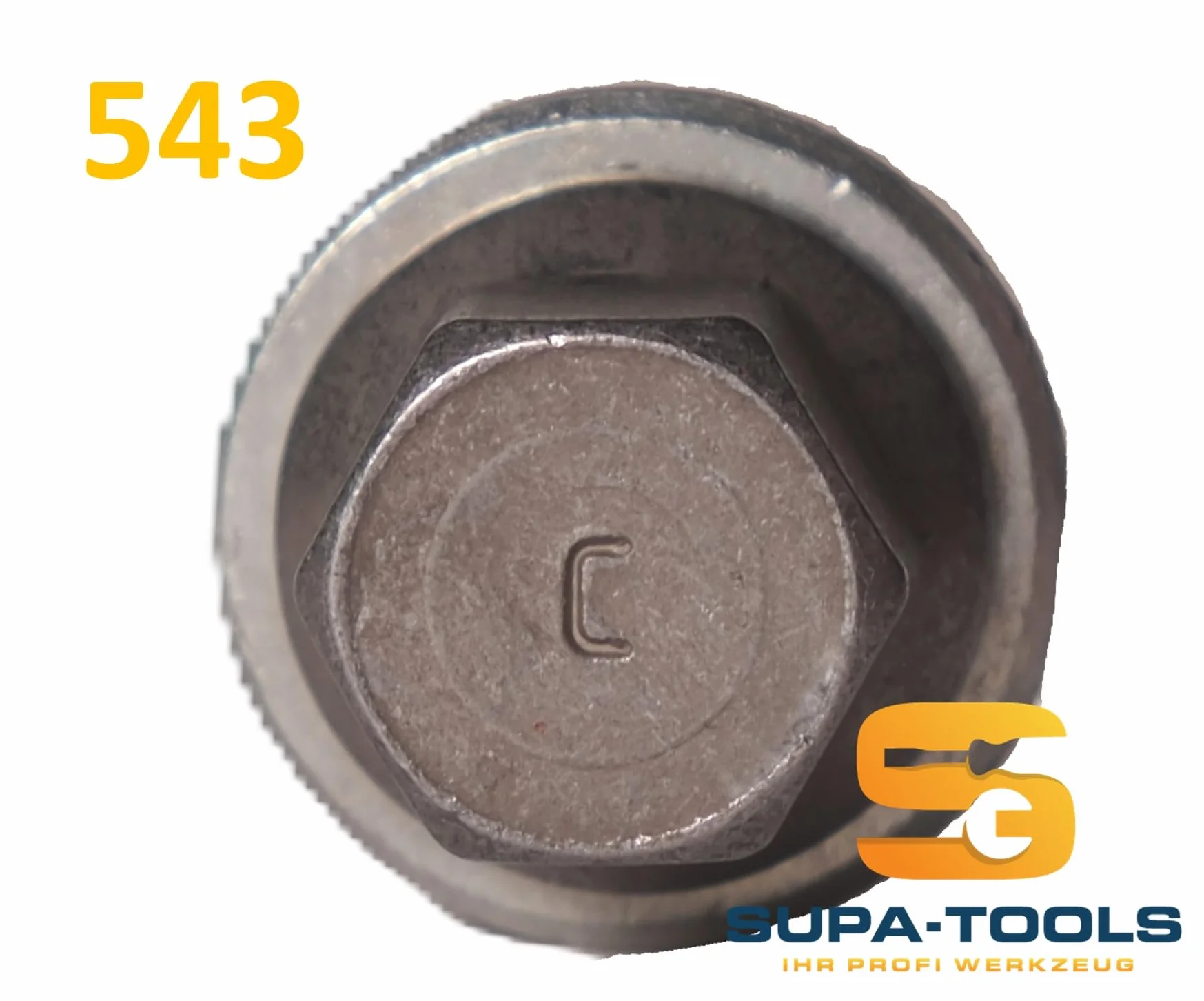 Supa-Tools Oryginalny Seat 543 Kod C do zabezpieczania kół do Seat Cupra, nakrętka obejmująca obręcz, klucz do felg, zabezpieczenie koła
