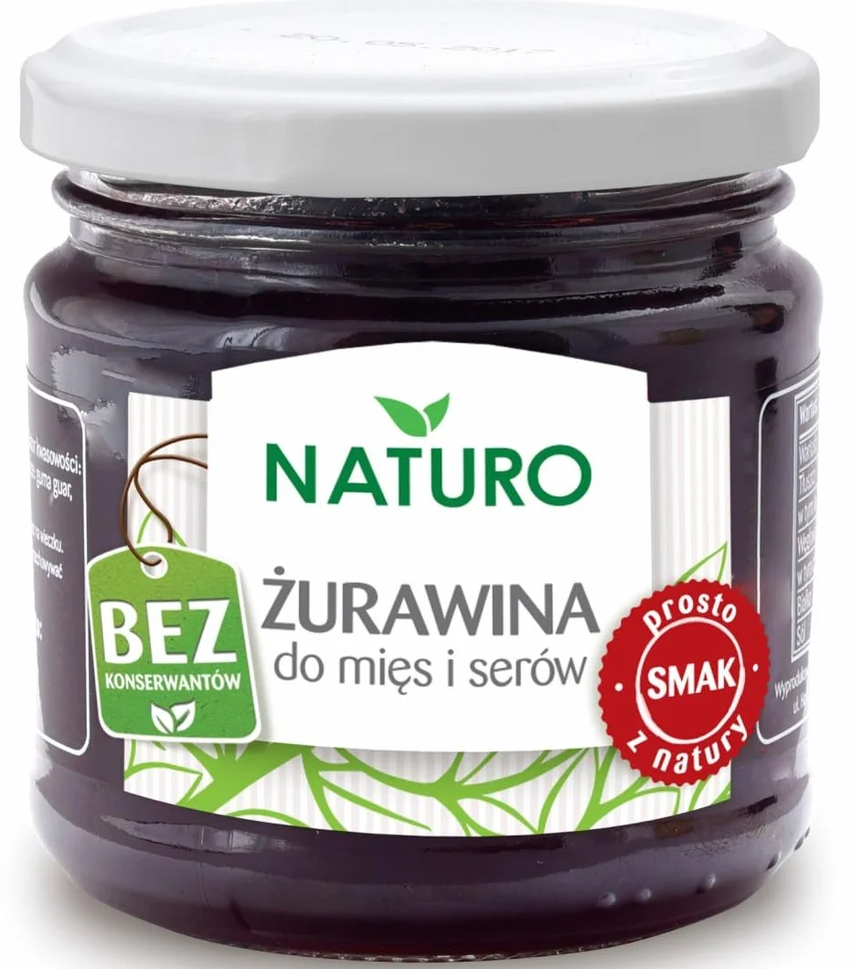 Żurawina do mięs i serów 220 g NATURO