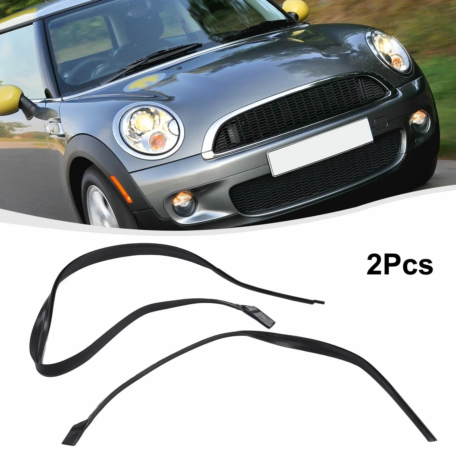 Uszczelka pokrywy wycieraczki przedniej szyby do MINI R55 2007-2015 do MINI R56 R57 2006-2015 51132751209 51132751210 zamienne części samochodowe i akcesoria