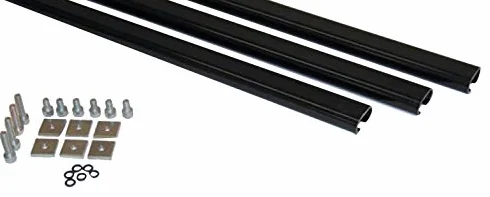 CAM 5064 stalowe pręty, długość 150 cm, czarny, 3 sztuki