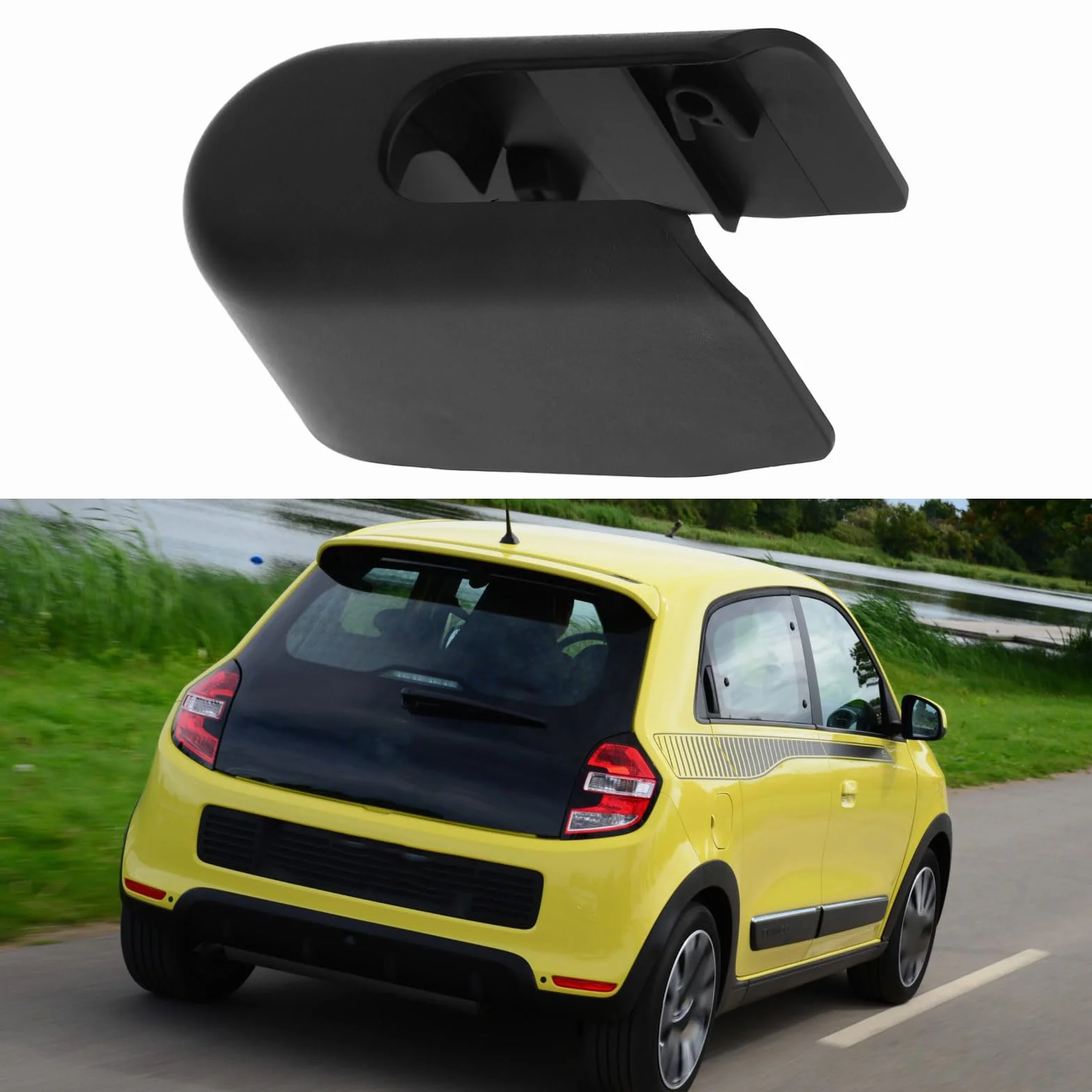 Osłona tylnego ramienia wycieraczki samochodu 7701068740 kompatybilna z Renault Twingo III2014/09-2025/12, 2 szt