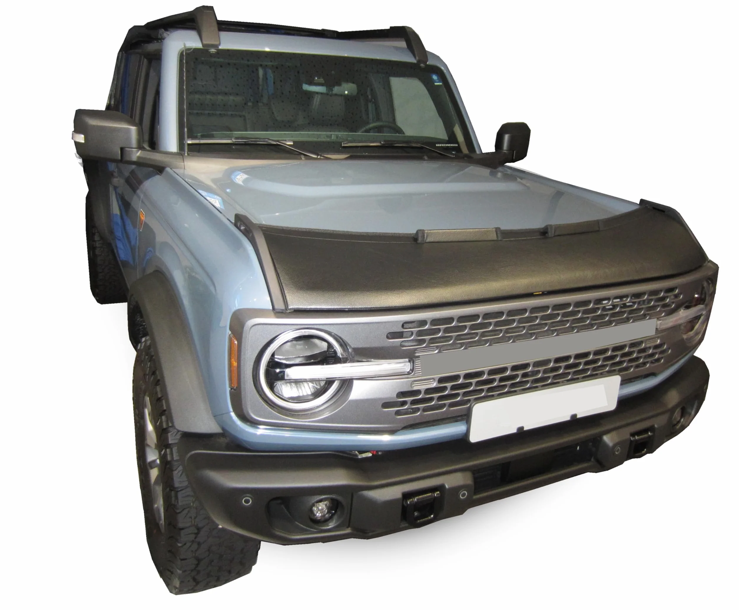 AB3-00757 AUTO-BRA kompatybilny z Ford Bronco od 2021, ochrona przed uderzeniami kamieni Bonnet Bra