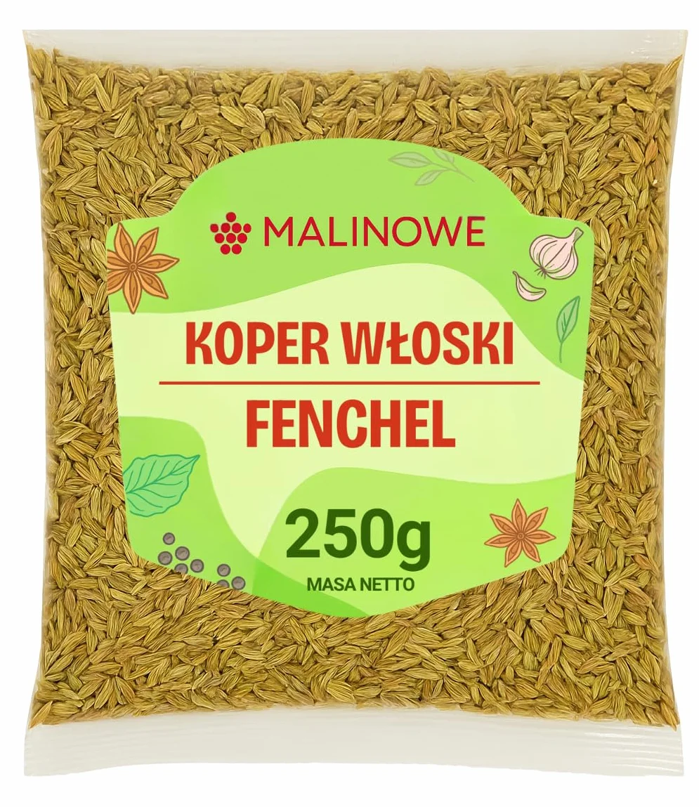 Malinowe KOPER WŁOSKI ZIARNO 250g Naturalny Jakość Premium