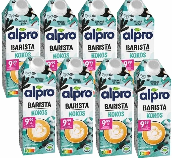 Napój sojowo-kokosowy dla baristów 750ml Alpro zestaw 8szt.