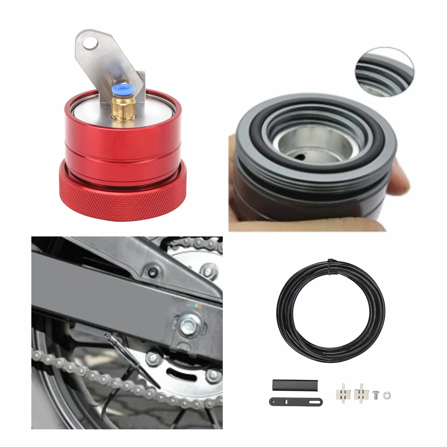 Smarownica do łańcucha Motocyklowego, Sterowana Ręcznie Smarownica do łańcucha Motocyklowego, część Miski do Motocykla, System Smarowania Motocykla Zmodyfikowane Akcesoria