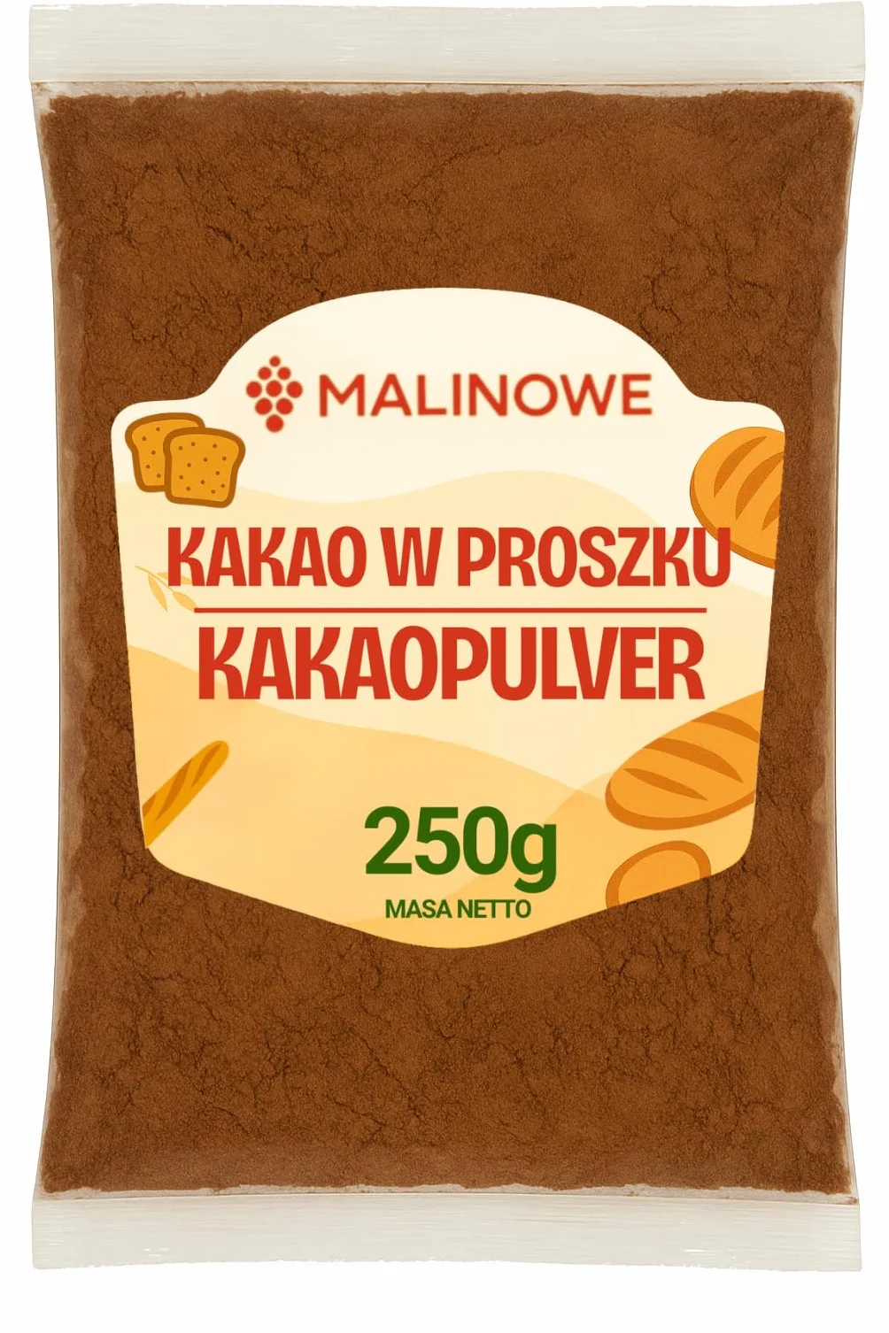 Kakao w Proszku Naturalne Niealkalizowane 250g