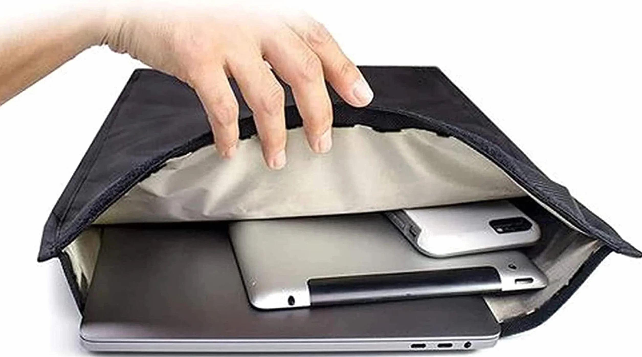 klatka Faradaya, Etui na kluczyki samochodowe z GPS i RFID, antykradzieżowe, antyradiacyjne, antyhakerskie, szpiegujące, do notebooków telefonów komórkowych(25x28cm)