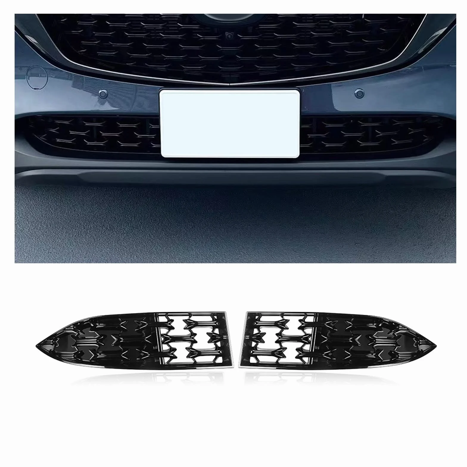 YEE PIN Ochrona zderzaka przedniego kompatybilny Mazda CX-5 KF 2022+