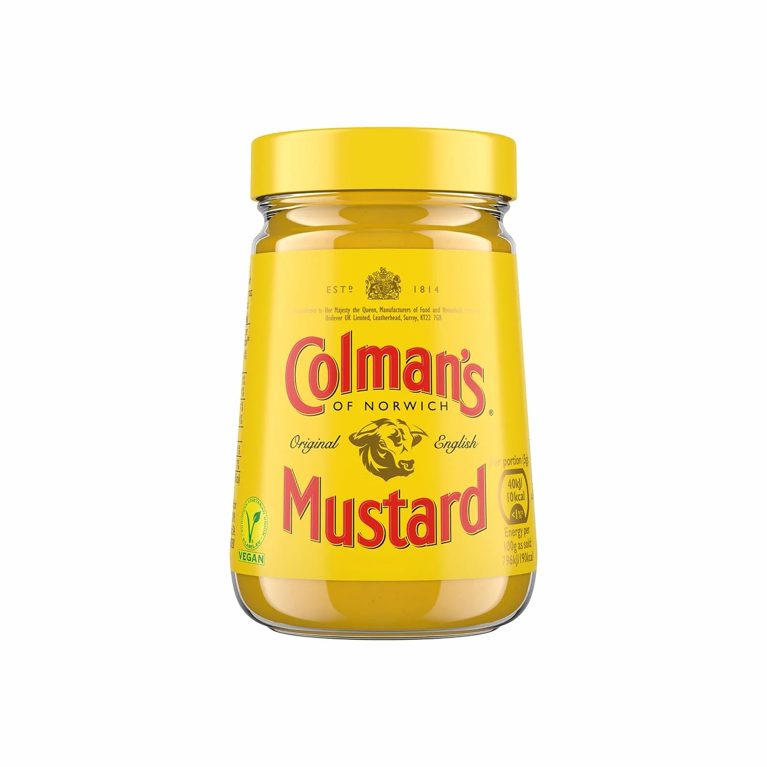 Colman's Oryginalna musztarda angielska drobno zmielona 4 sztuki 170 g