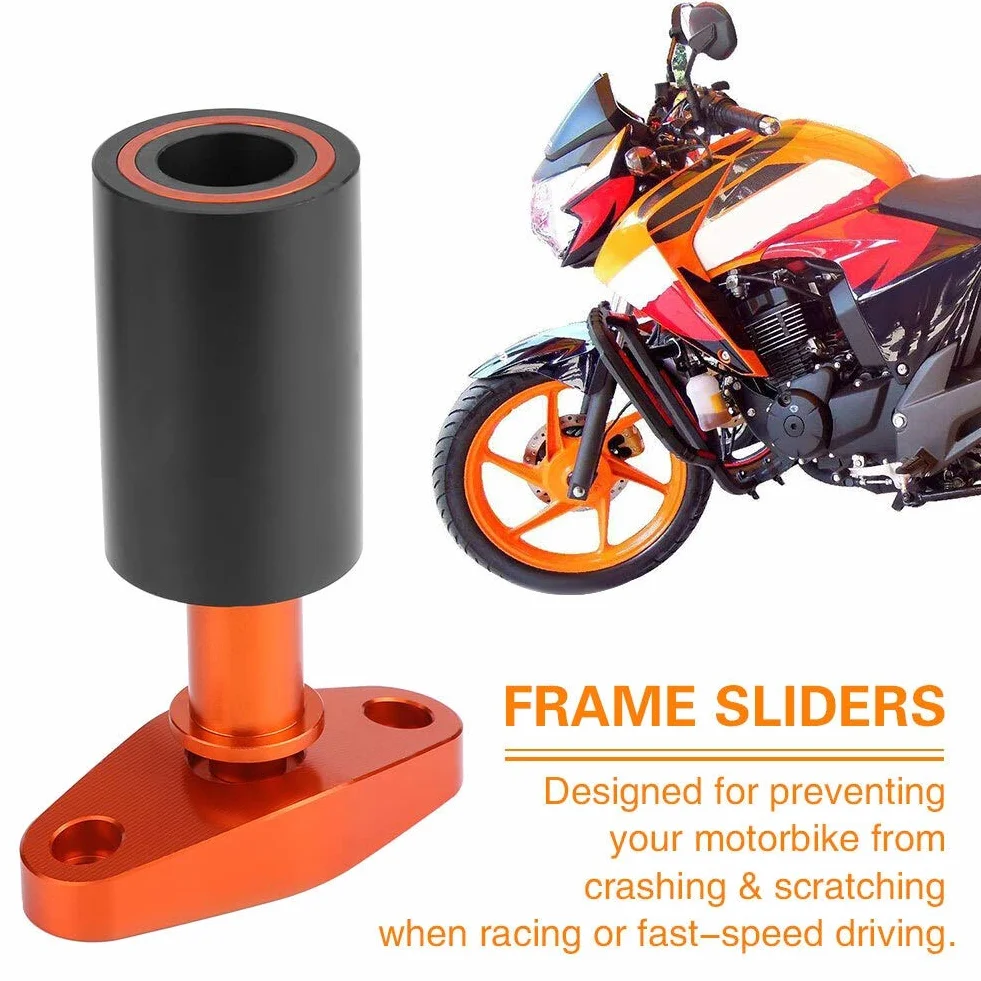 Broco Slider Anti Crash Frame CNC motocyklowe Sliders Anti-Crash Pad Falling Protector for DUKE 125 200 390 12-15