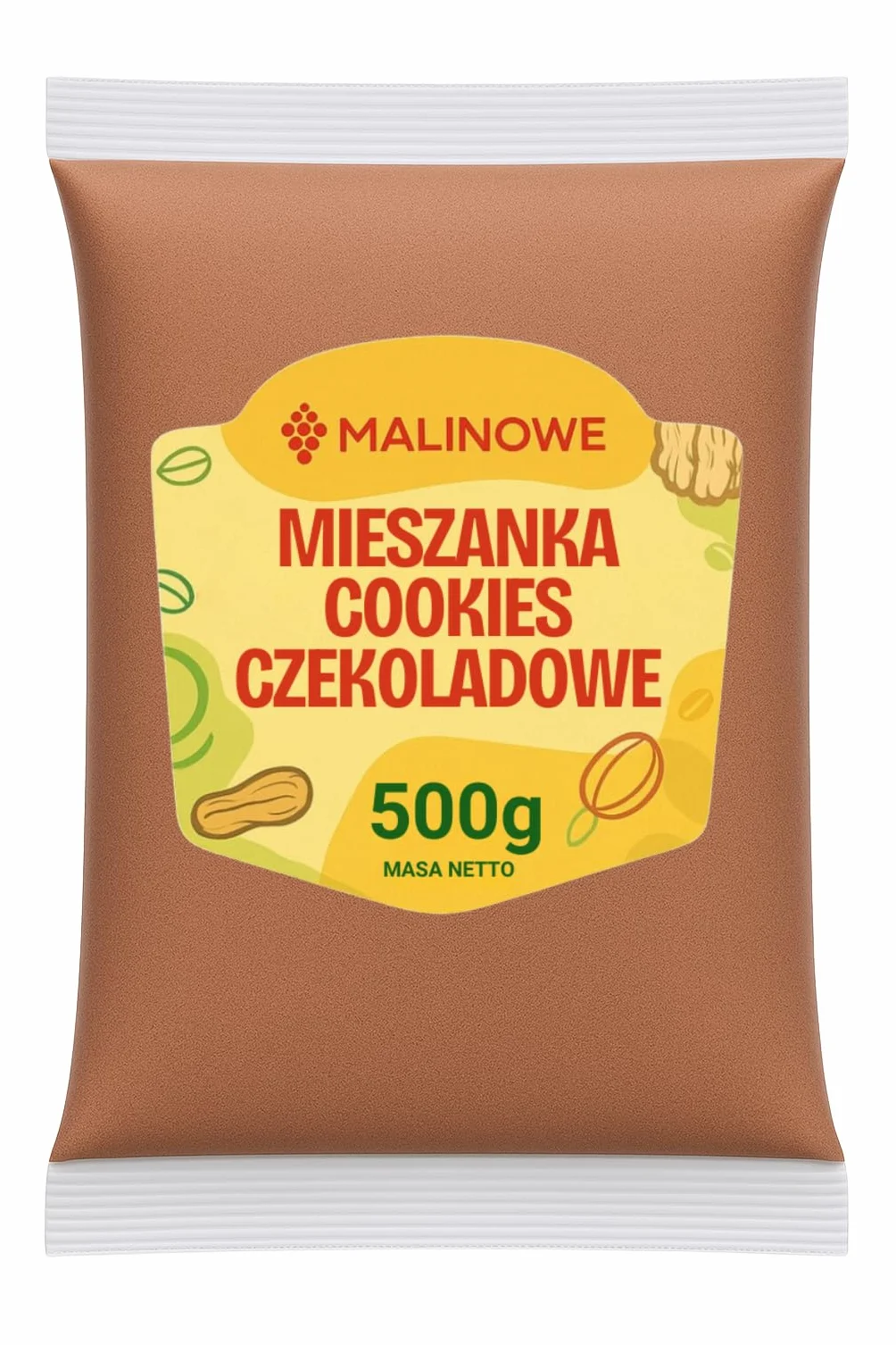 Malinowe Mieszanka Na Ciasteczka Czekoladowe 500g Gotowa Mieszanka Ciasteczka Premium