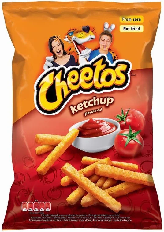 Cheetos Chrupki kukurydziane o smaku ketchupu 150 g