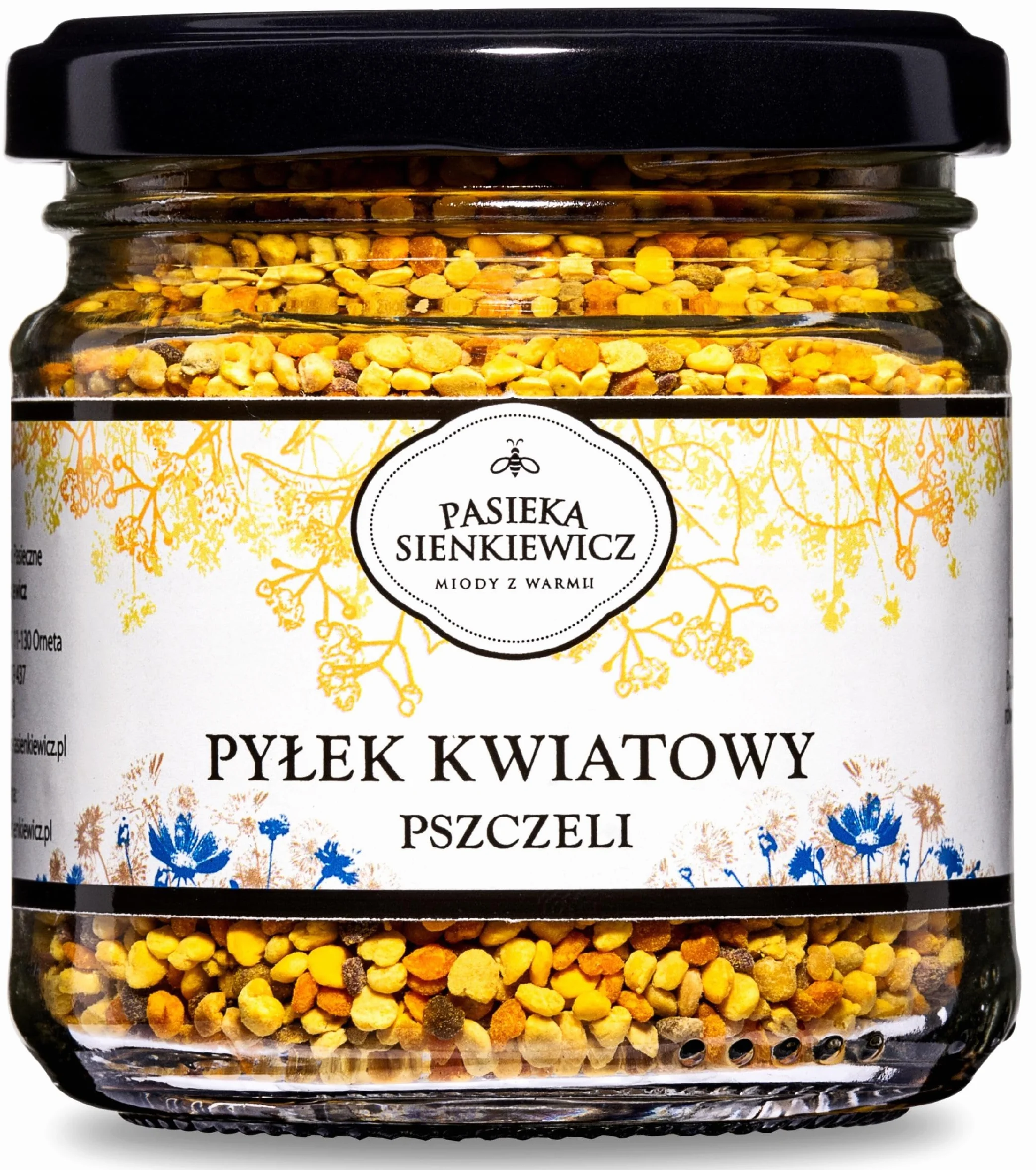 Pyłek Kwiatowy Pszczeli 125g Naturalny Suplement Witaminy Minerały Polska Pasieka Warmia