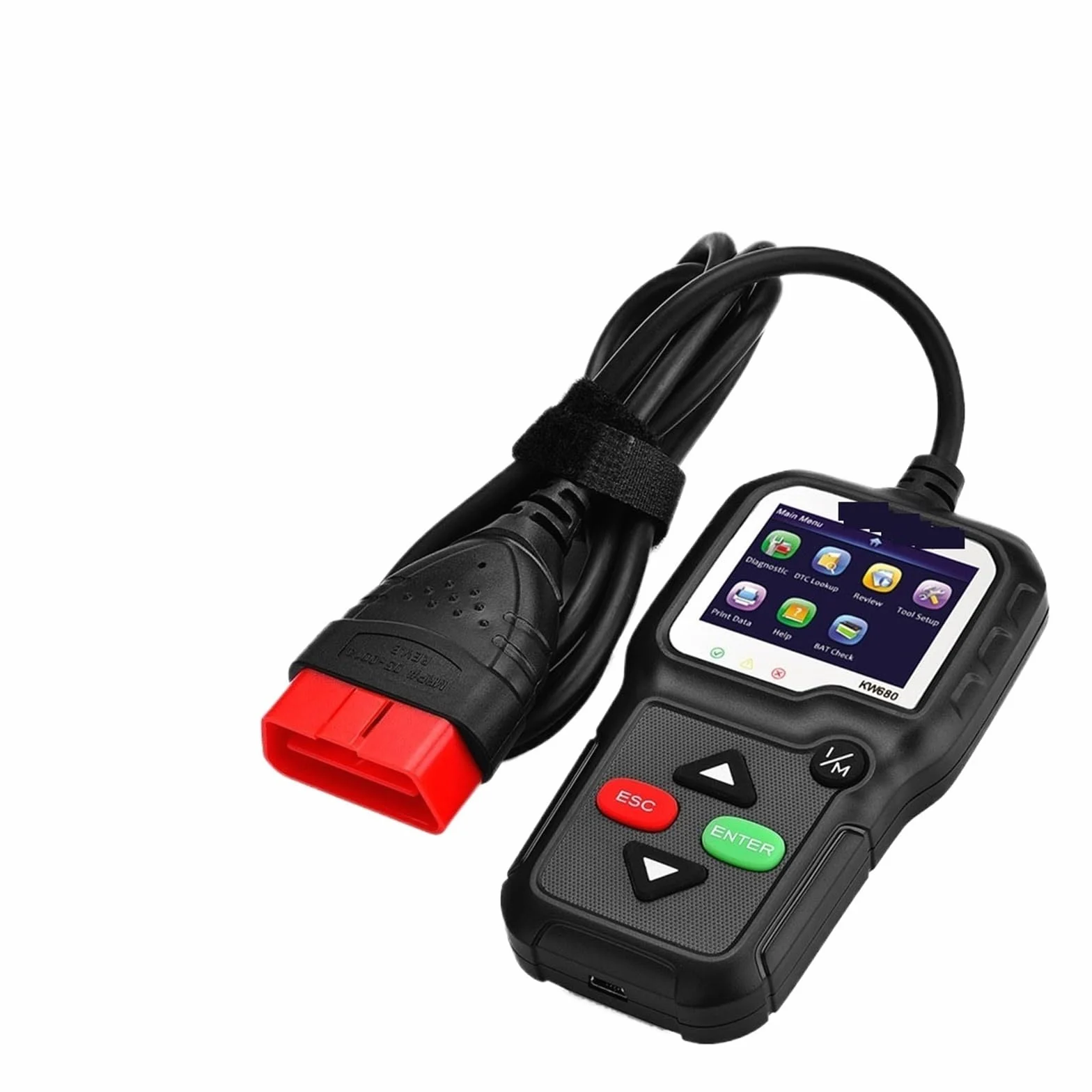 Wielojęzyczne narzędzie diagnostyczne do samochodów Pełny czytnik kodów samochodowych OBD Czytnik OBDII Autoscanner Skaner samochodowy do samochodów