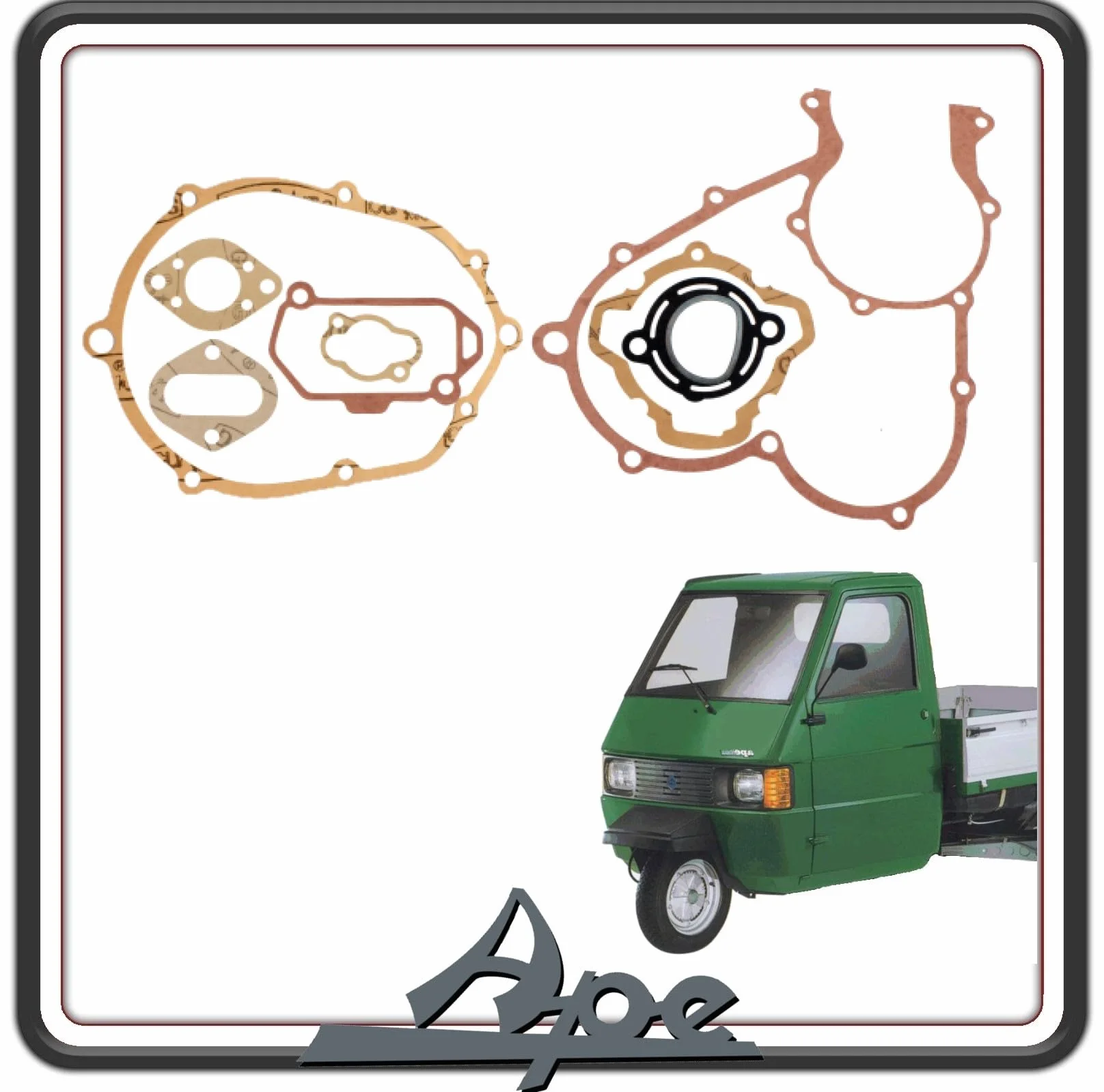 Zestaw uszczelek do silnika, kompatybilny z Piaggio APE TM 703 - APE 602