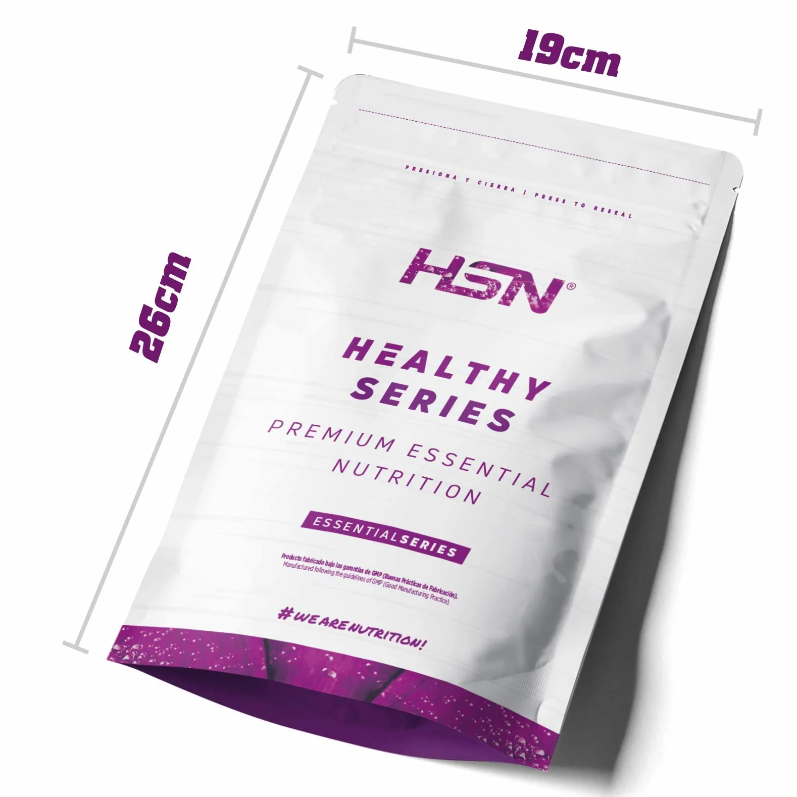 Białko sojowe izolowane HSN | Smak szarlotka 500 gr = 17 sztuk w opakowaniu | 100% wegańskie | am Protein Isolate | No-GMO, Bez glutenu