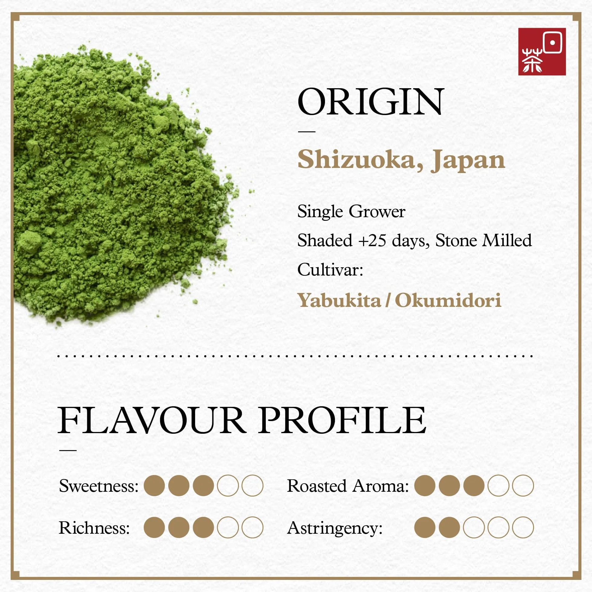 Ocha & Co. Japońska zielona herbata matcha w proszku, organiczna, 100 g