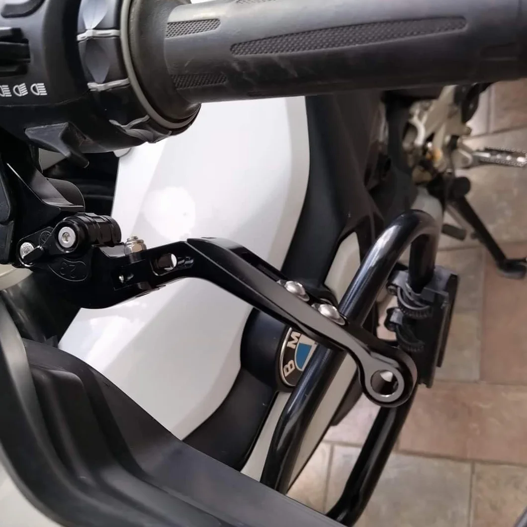 Wysuwana składana dźwignia hamulca dźwignia sprzęgła do Honda NT1100 2022-2024, wykonana ze stopu aluminium CNC (niebieski)
