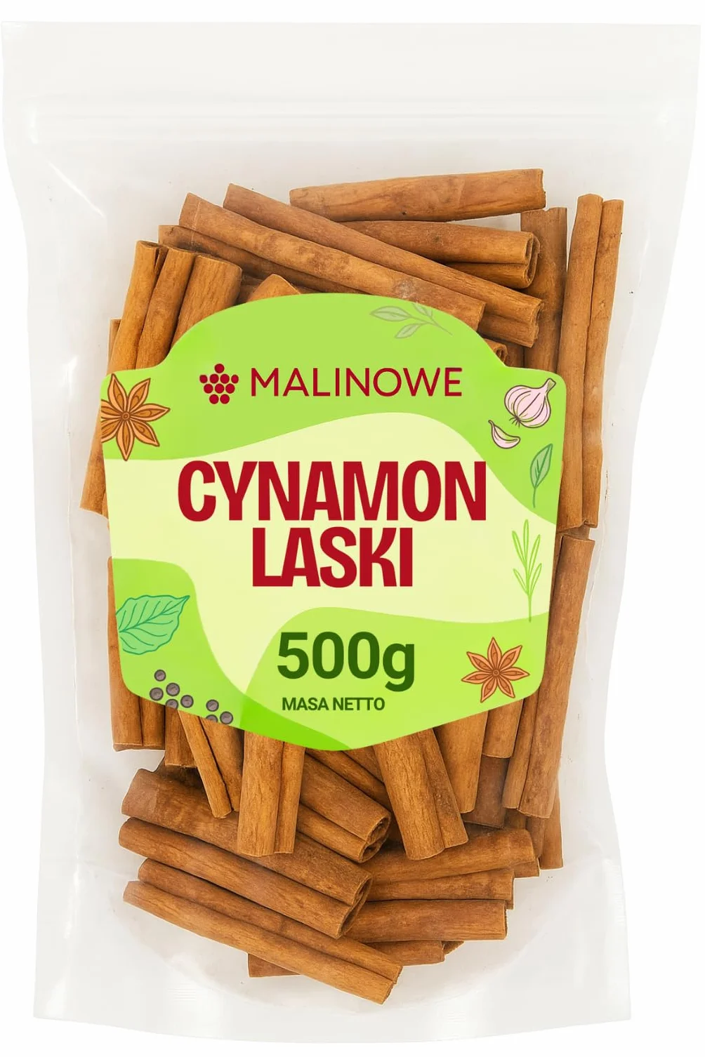 Cynamon laski 500g malinowe premium