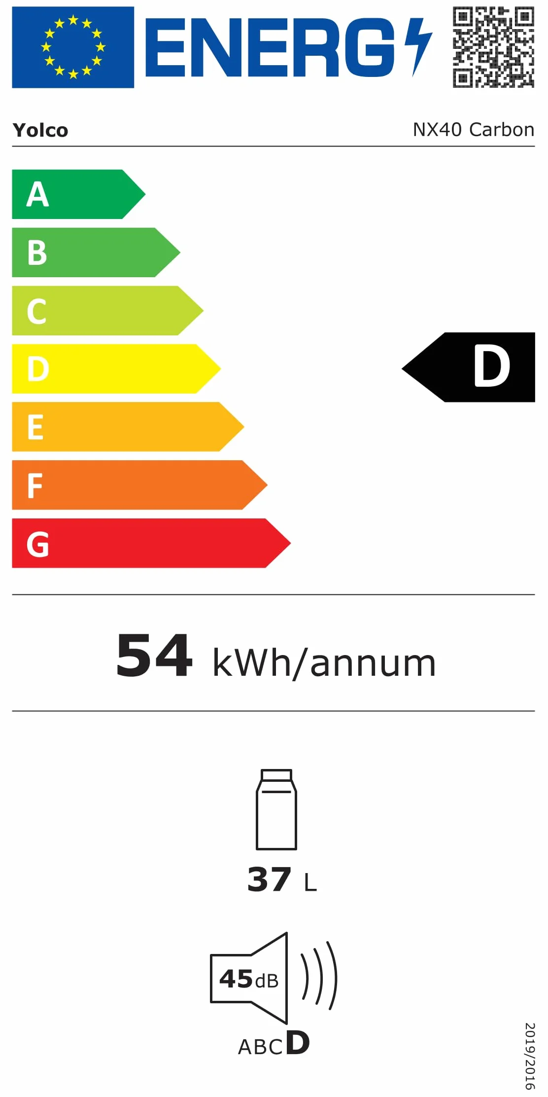 Yolco NX40 CARBON kompresorowa lodówka podróżna 37 l – 20°C, Dual Zone, 12/24 V i 230 V, aplikacja Bluetooth, przenośna lodówka i zamrażarka na kemping, Vanlife i w podróży