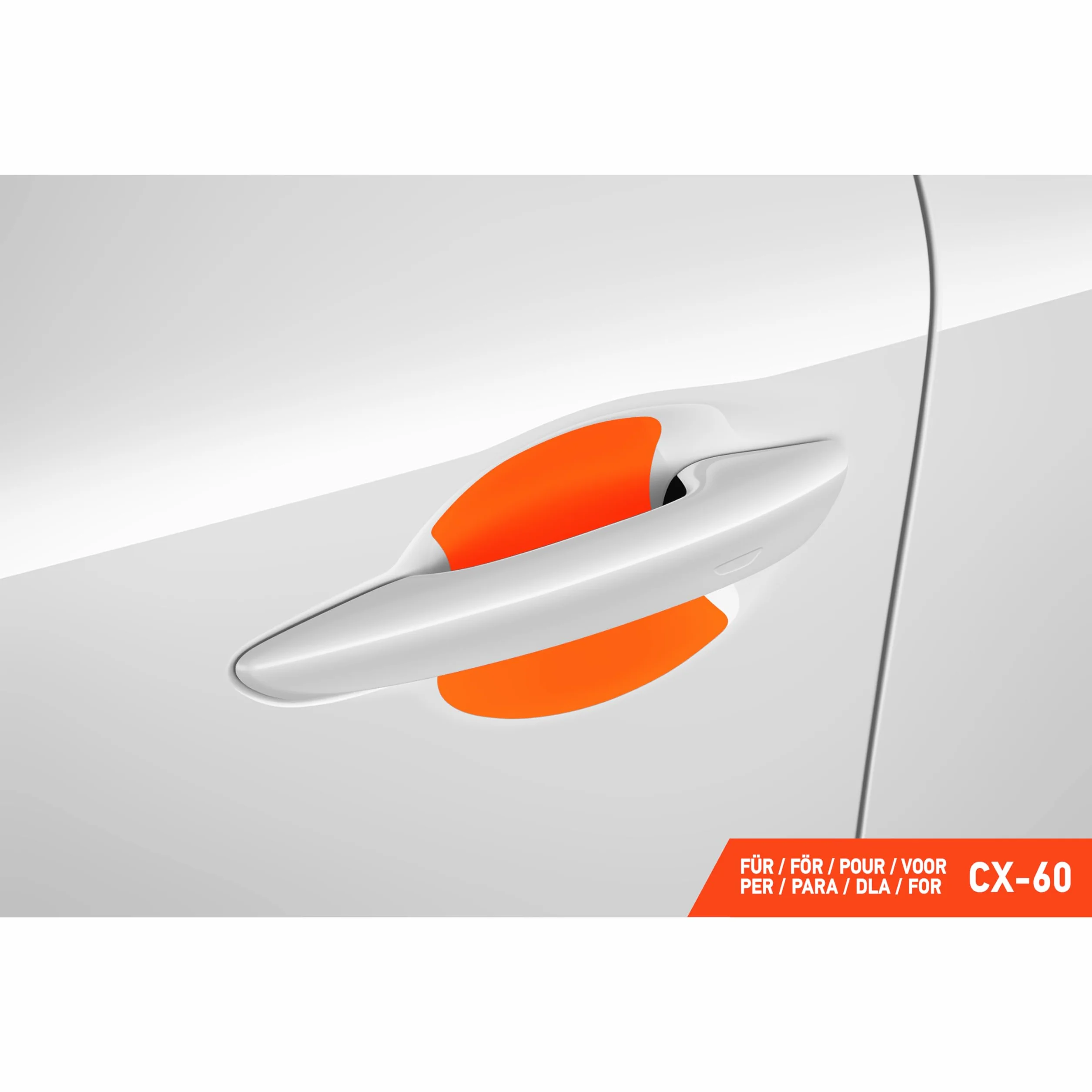 Luxshield folia ochronna na klamki kompatybilny z Mazda CX-60 I 2022-2026 przezroczysta błyszcząca